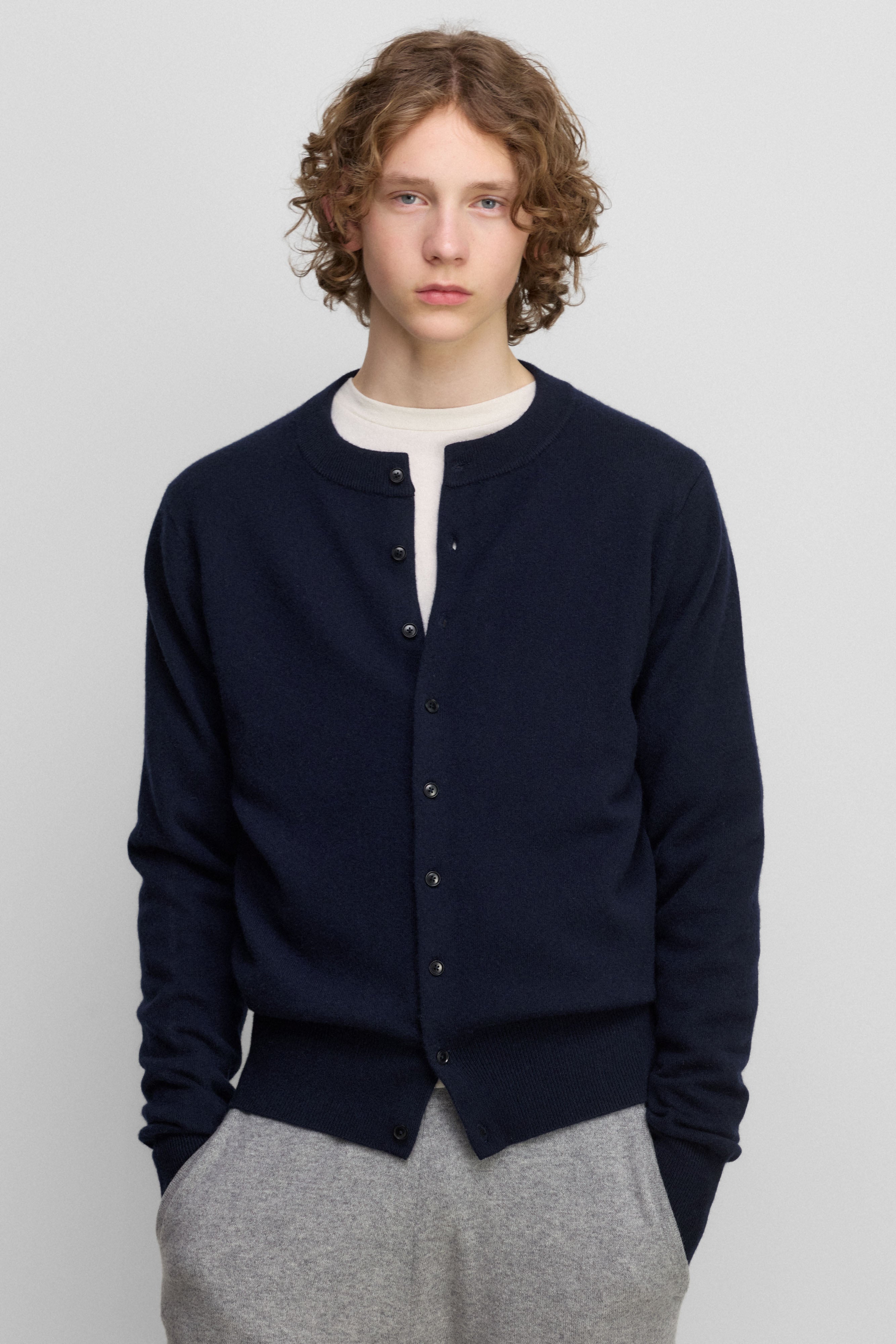 extreme cashmere cardigan crew button-up – 354 be cardi – extreme