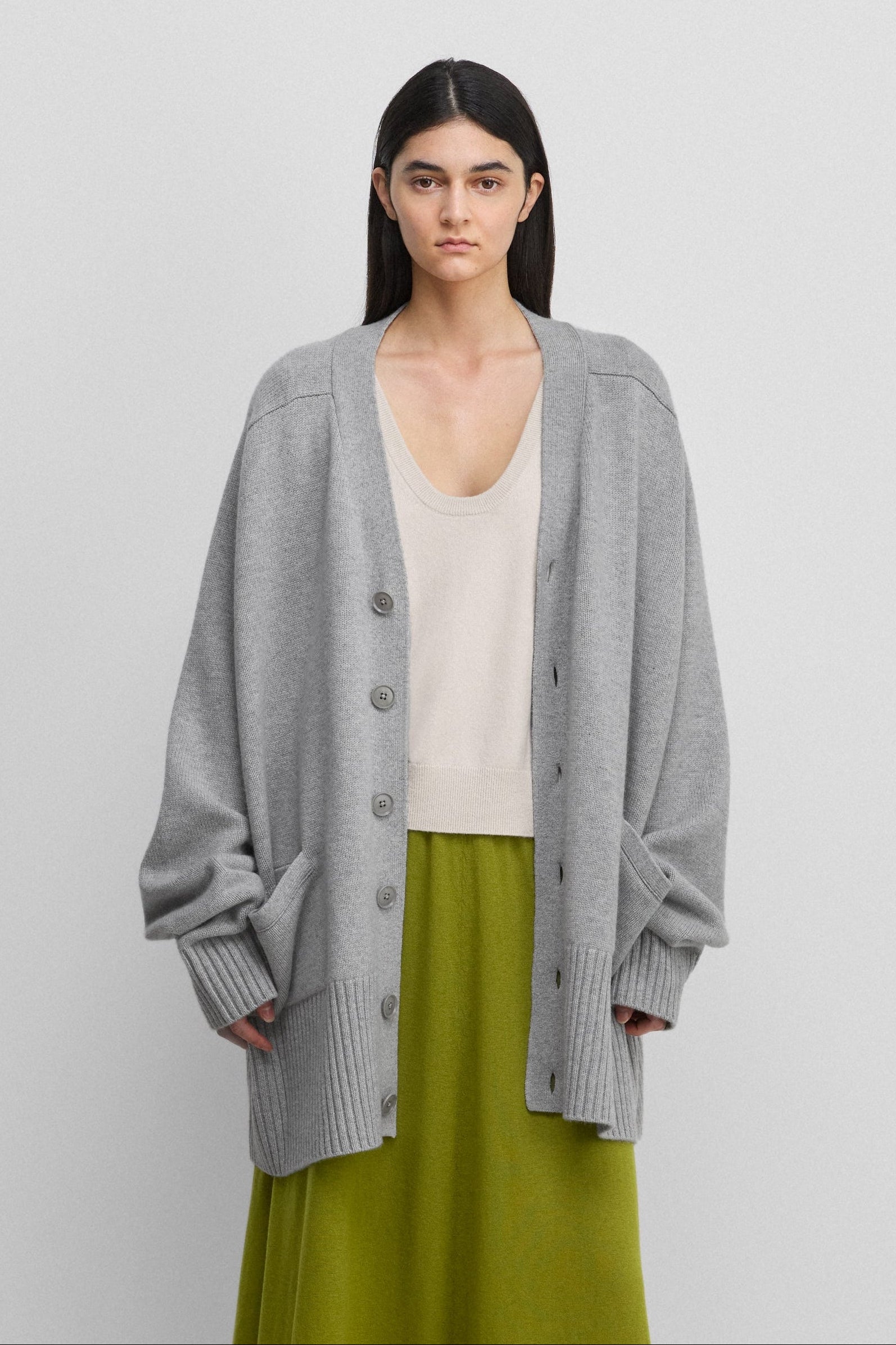 extreme cashmere v-neck cardigan oversized – 378 taurus – extreme extreme cashmere v-neck cardigan oversized – 378 taurus – extreme