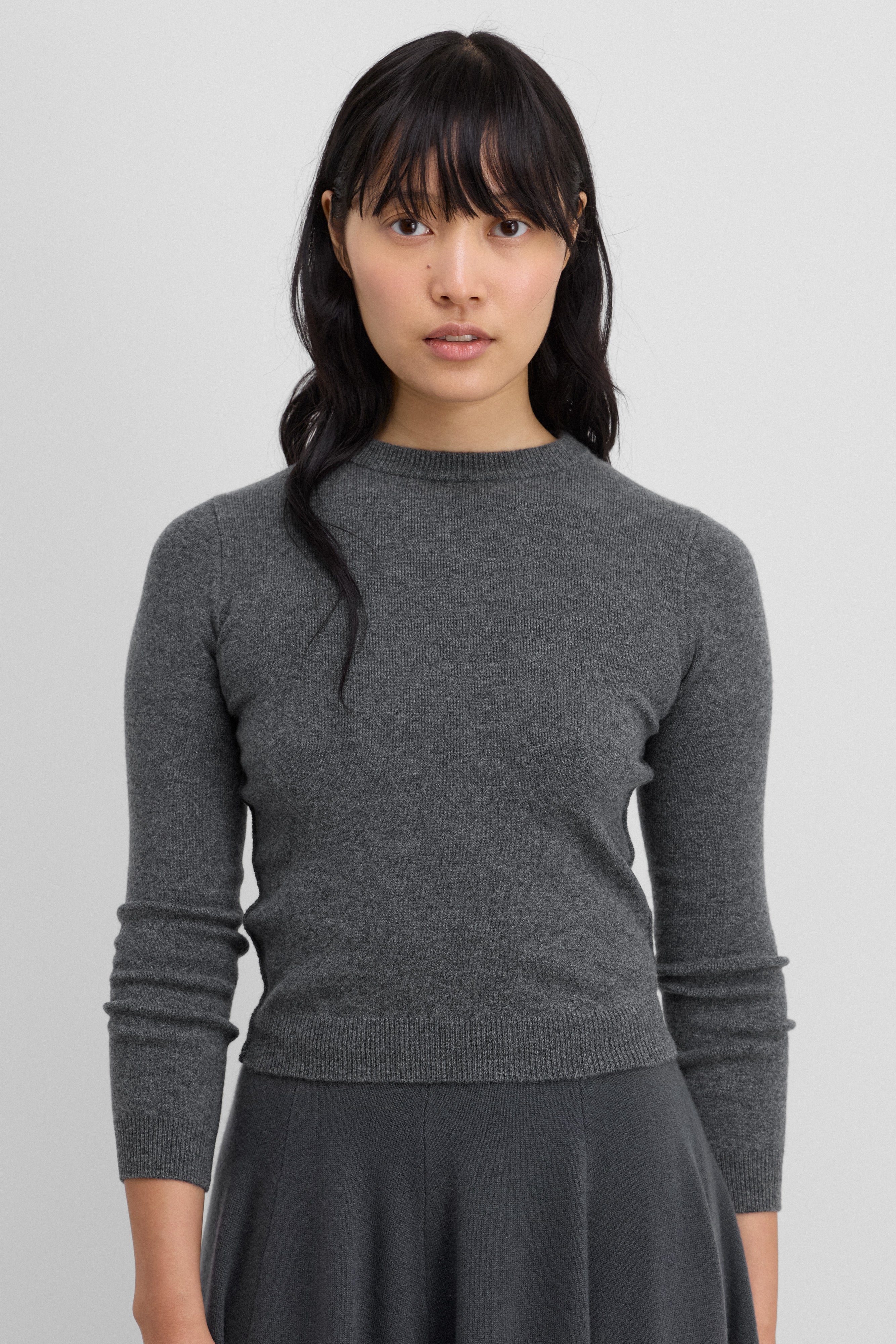 extreme cashmere petite crew sweater cropped – 98 kid