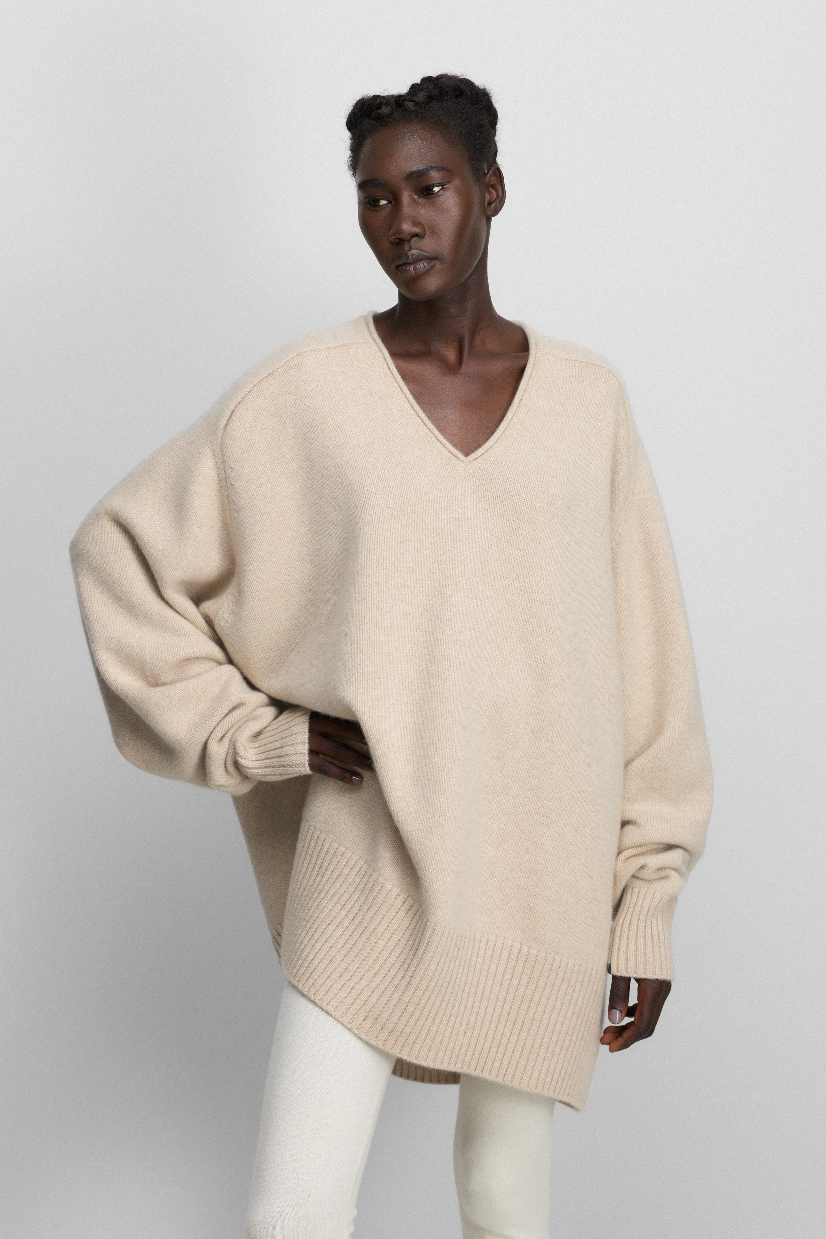 小物 extreme cashmere extreme cashmere v-neck sweater oversized – 376 club
