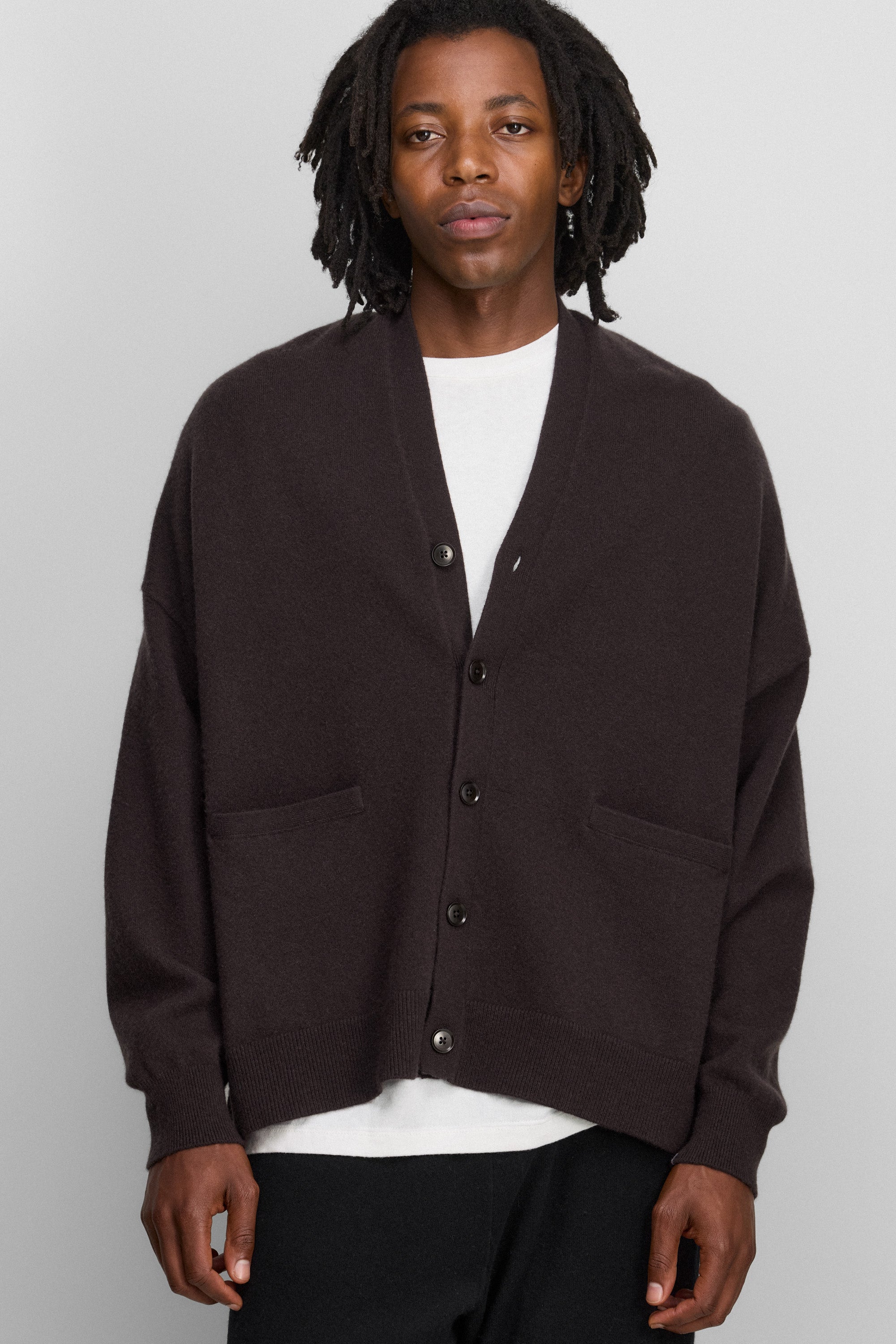 extreme cashmere cardigan buttons oversized – 24 tokio
