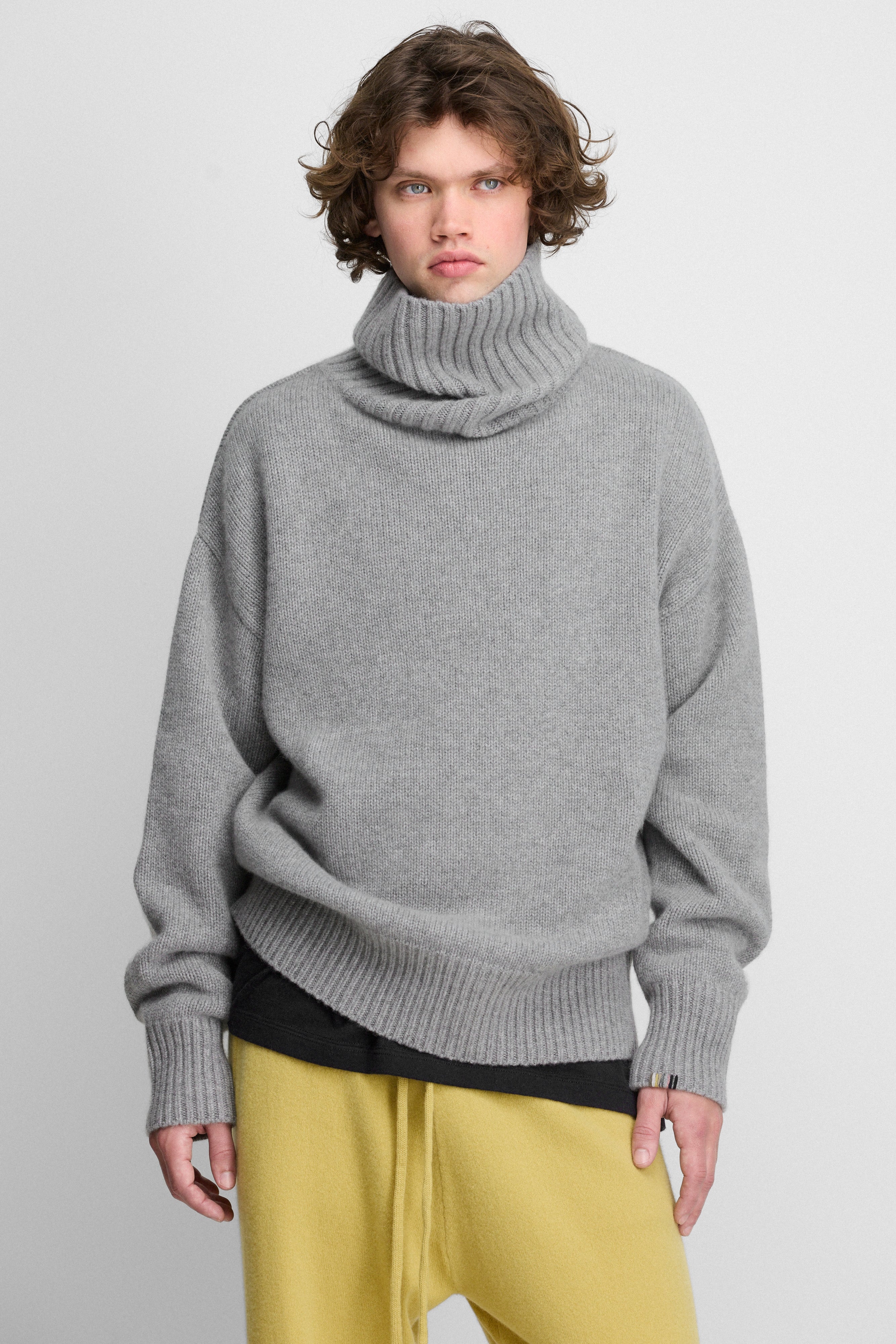extreme cashmere turtleneck sweater chunky oversize xtra – extreme