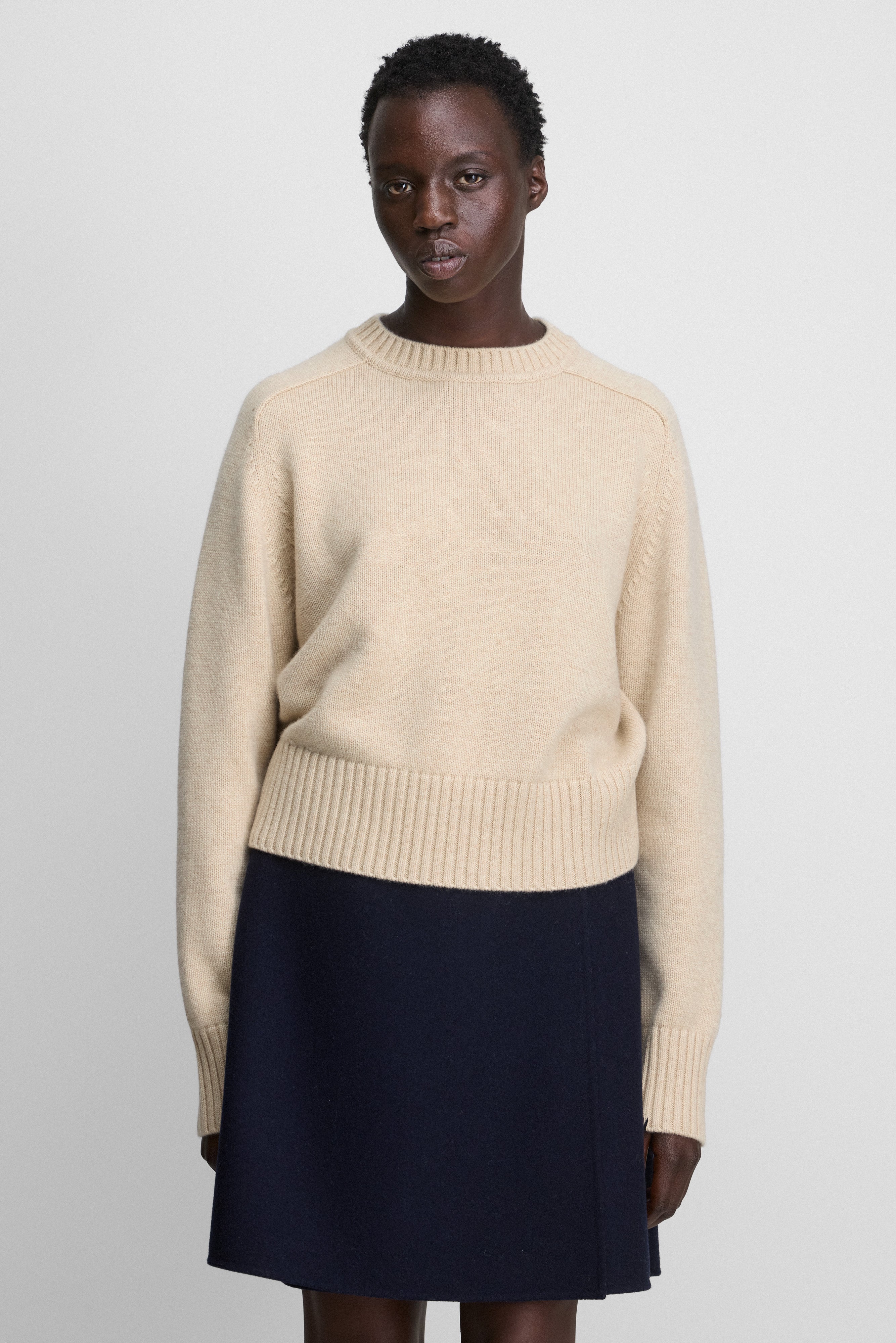 extreme cashmere カシミヤオフショルカットソー extreme cashmere