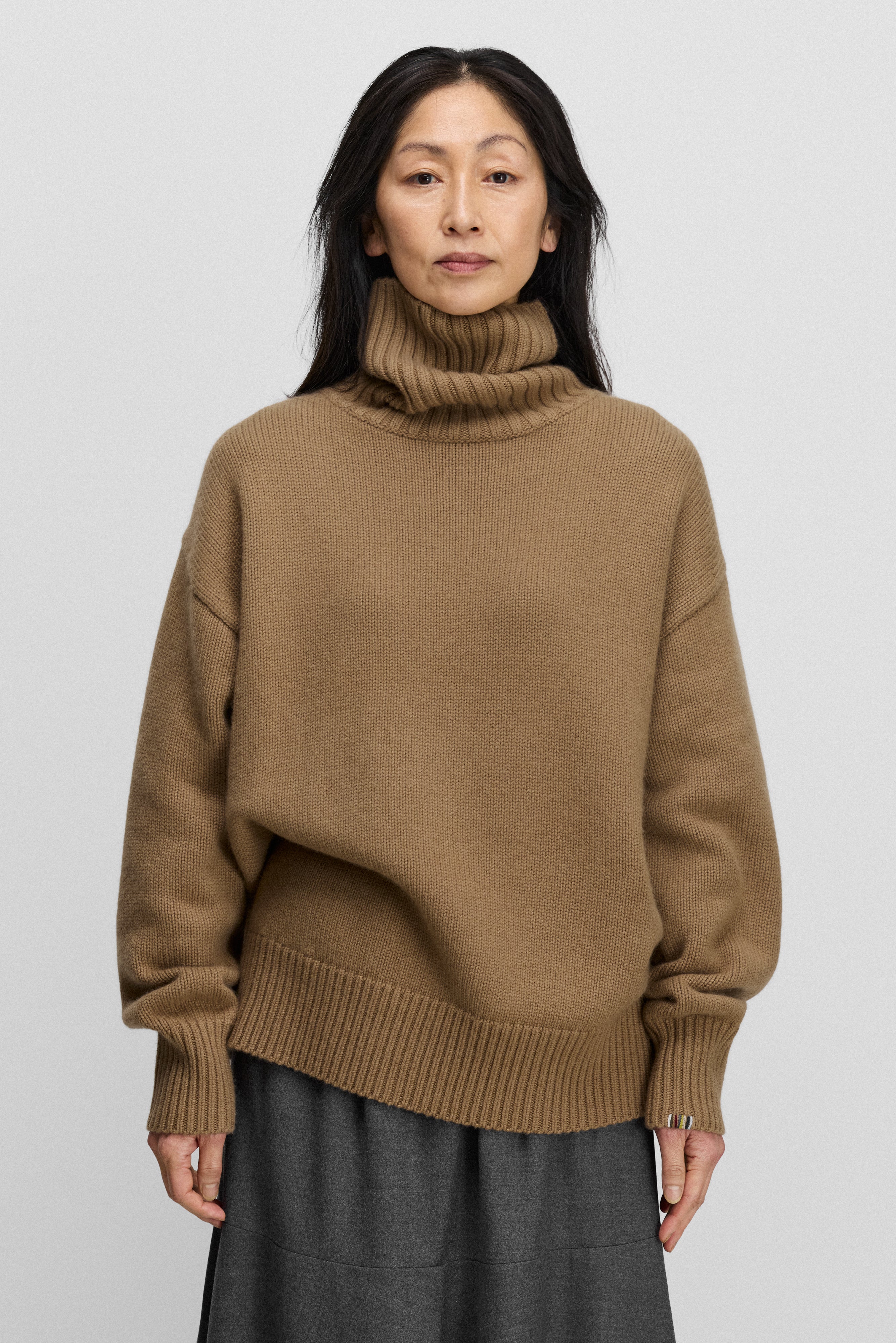 extreme cashmere turtleneck sweater chunky oversize xtra – extreme