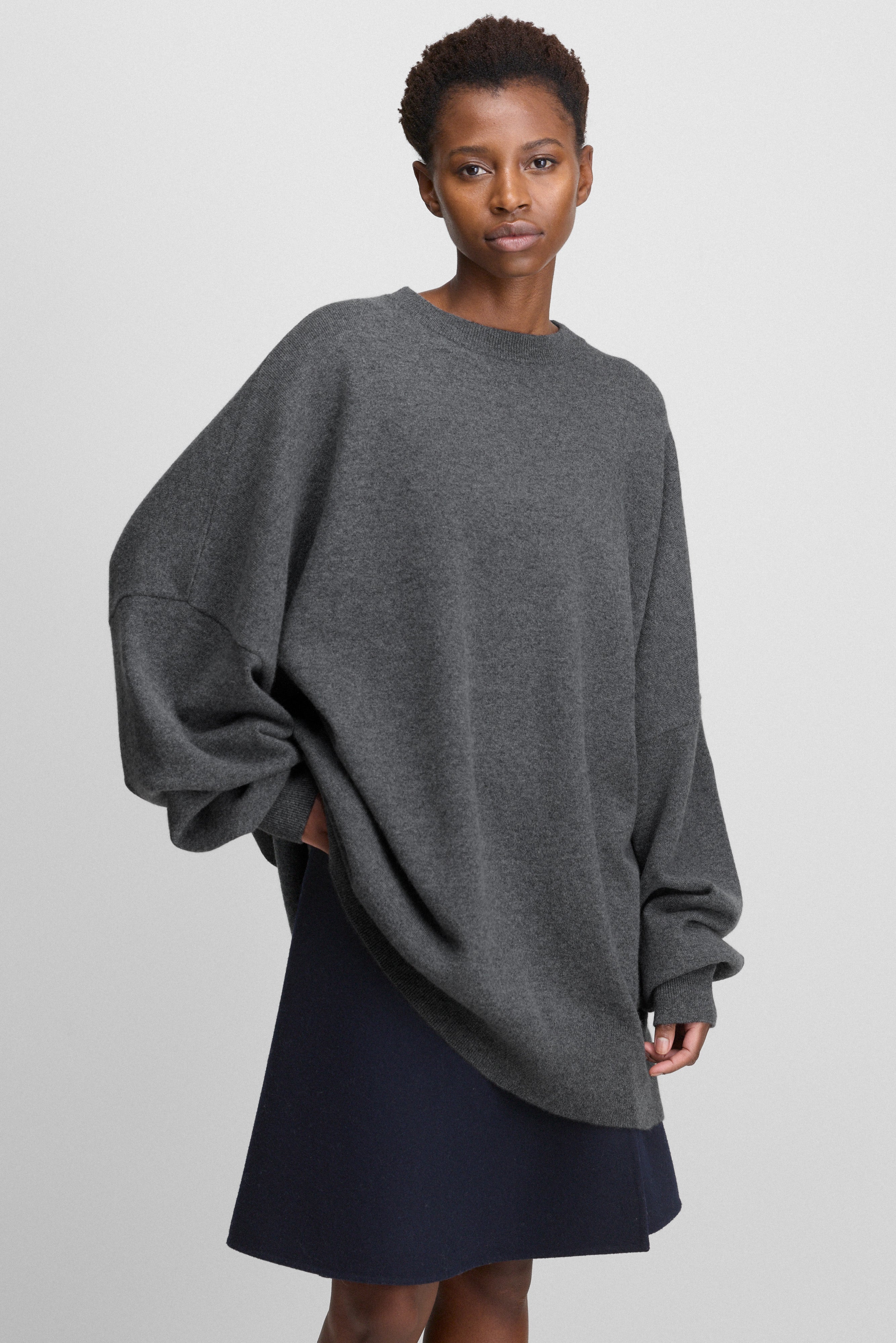 extreme cashmere sweater oversized crew – 246 juna – extreme