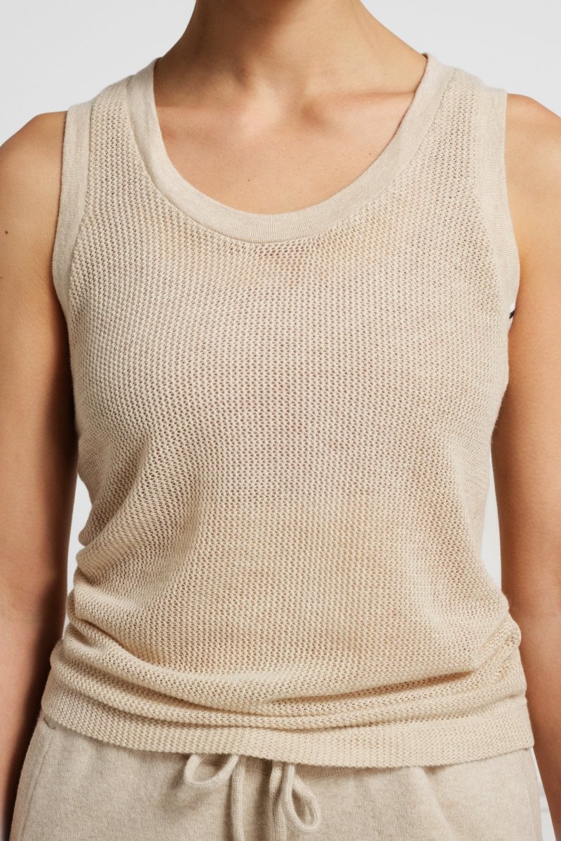 Cashmere vest outlet top