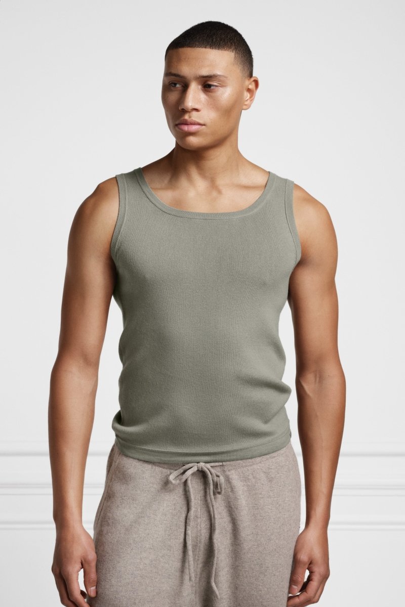 extreme cashmere fitted cotton-blend tanktop n°333 singlet