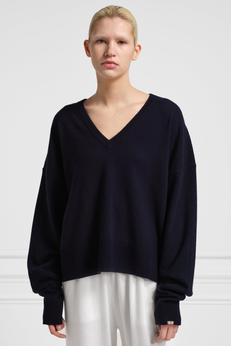 cashmere v-neck sweaters - extreme cashmere
