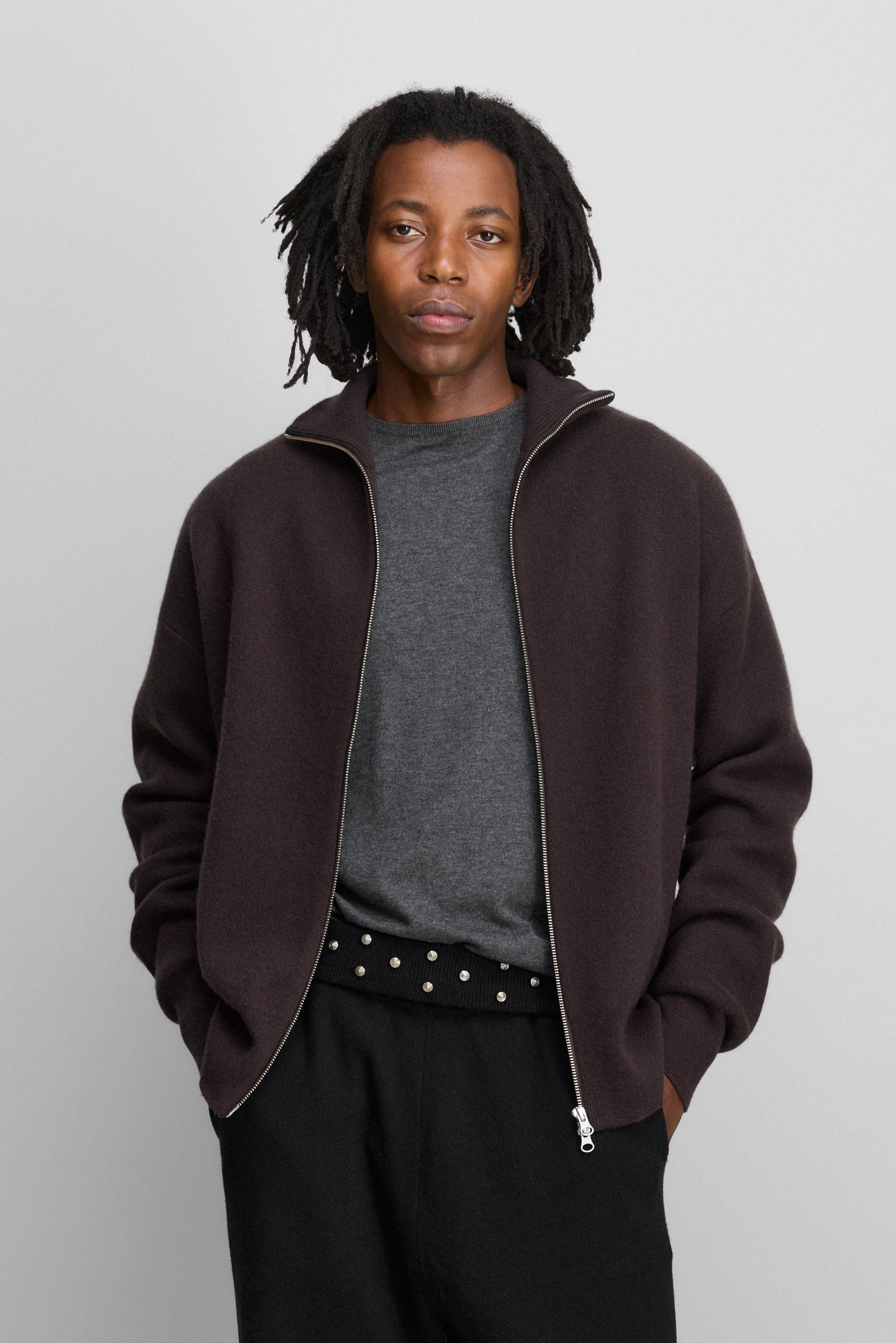 cashmere zip-up cardigans - extreme cashmere
