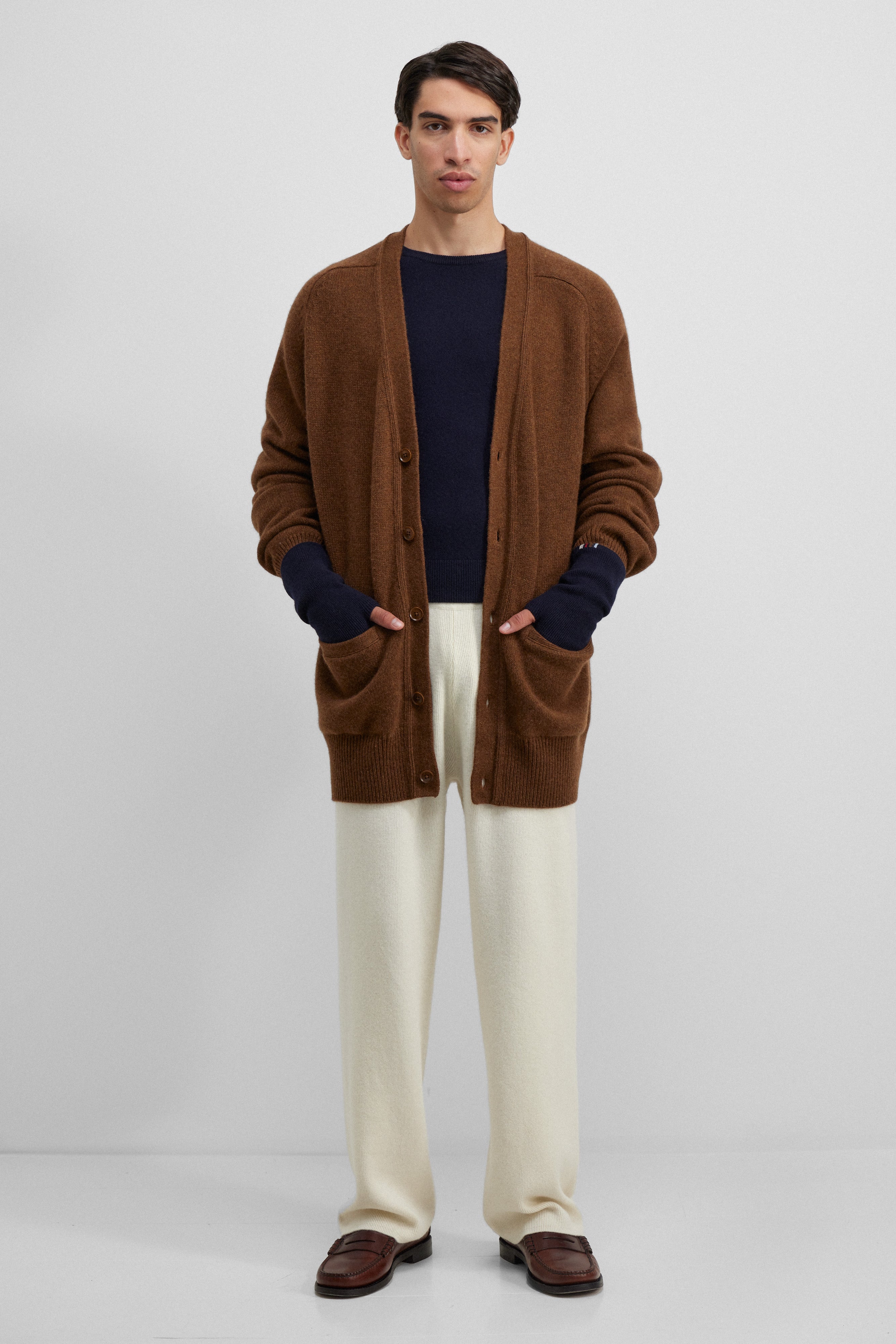 extreme cashmere wide-leg pants ribbed – 387 strut – extreme