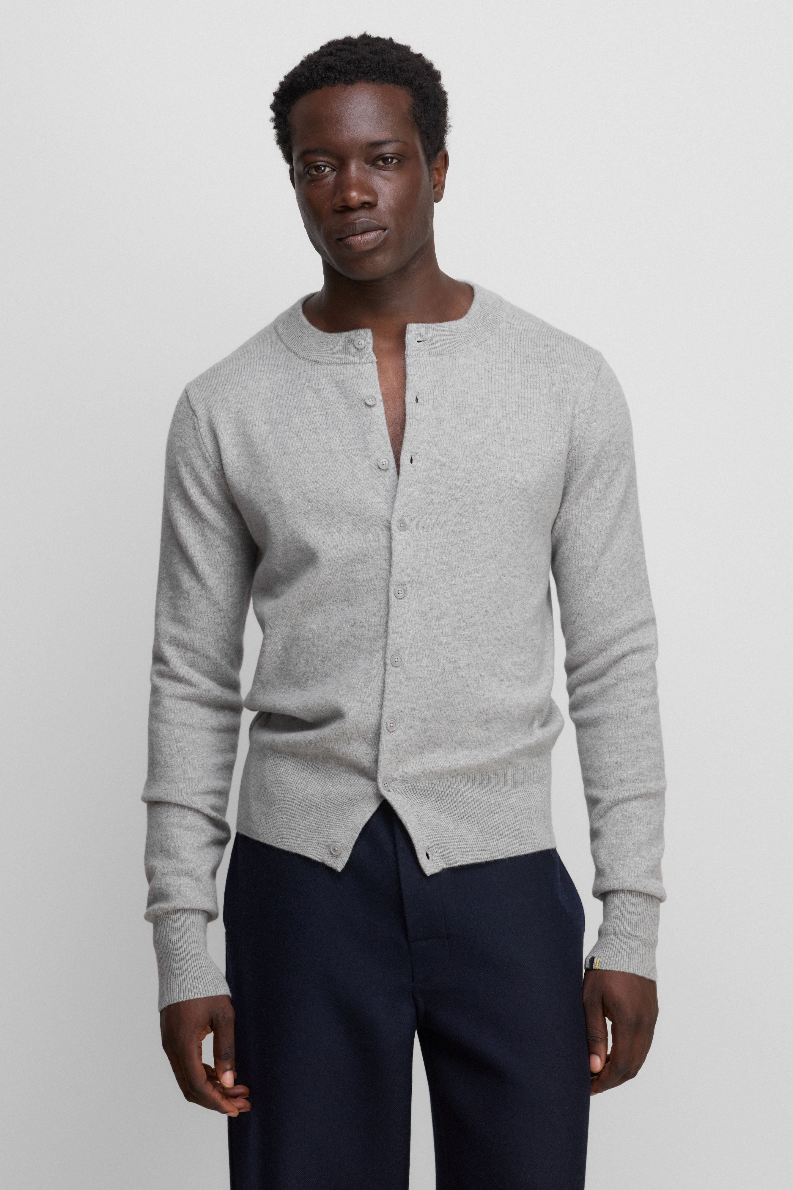 extreme cashmere cardigan crew button-up – 354 be cardi – extreme