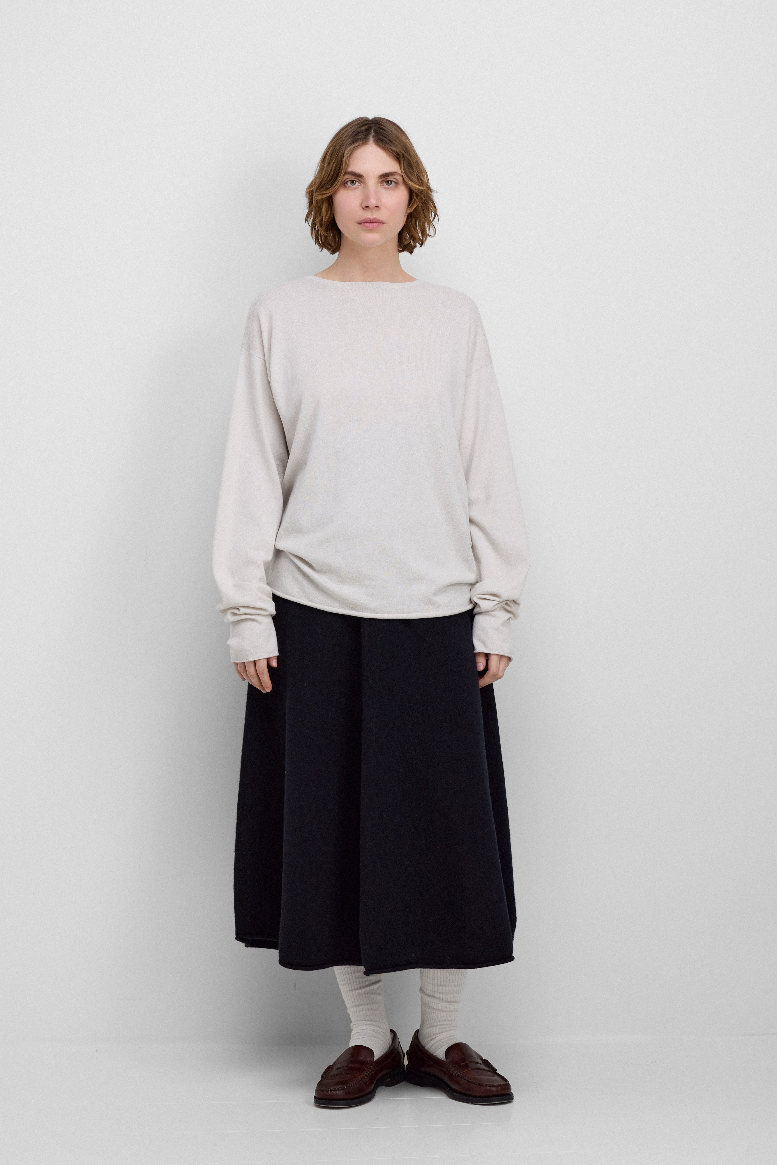 extreme cashmere cotton long-sleeve top – 347 aries – extreme