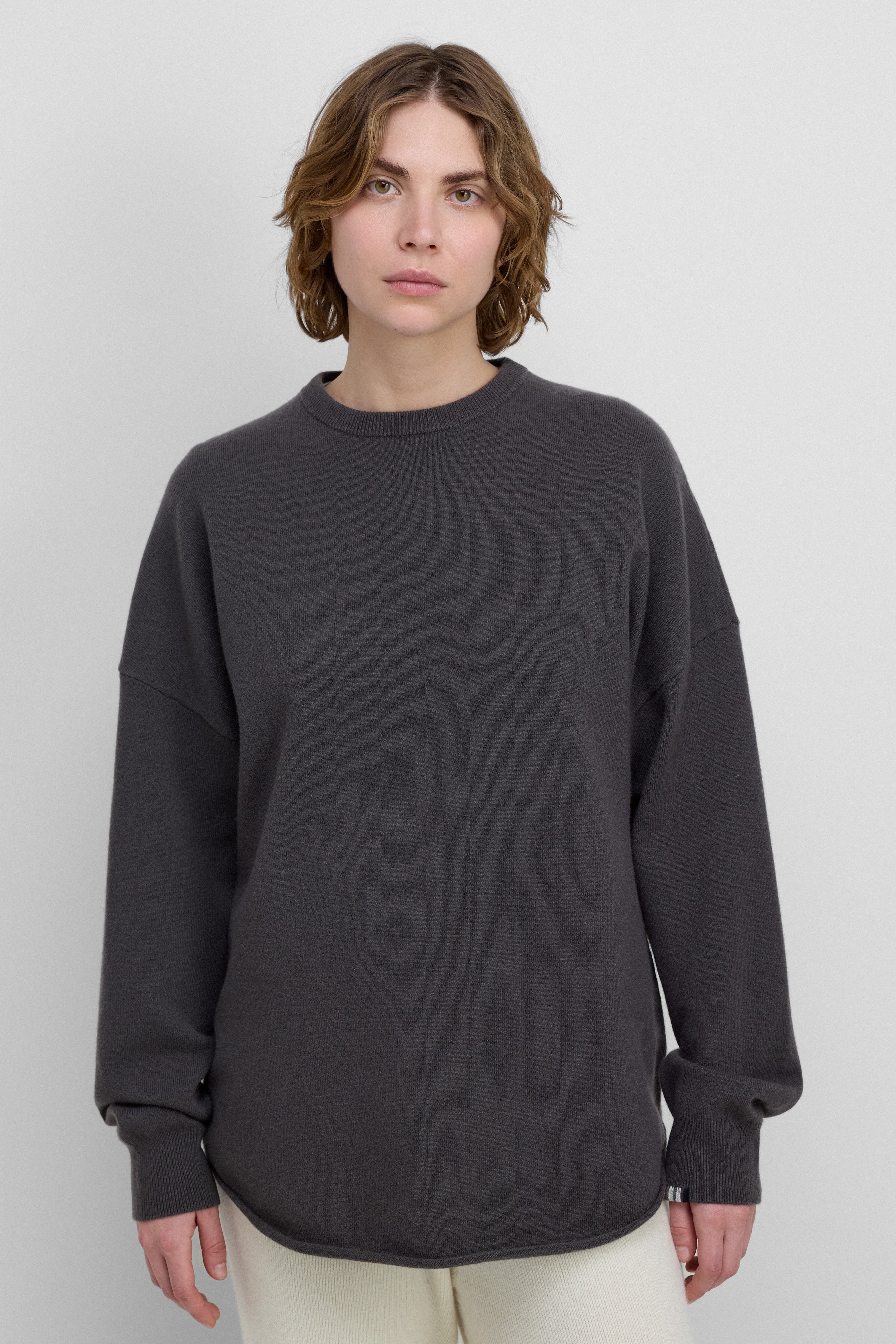 extreme cashmere crewneck sweater unisex – 53 crew hop