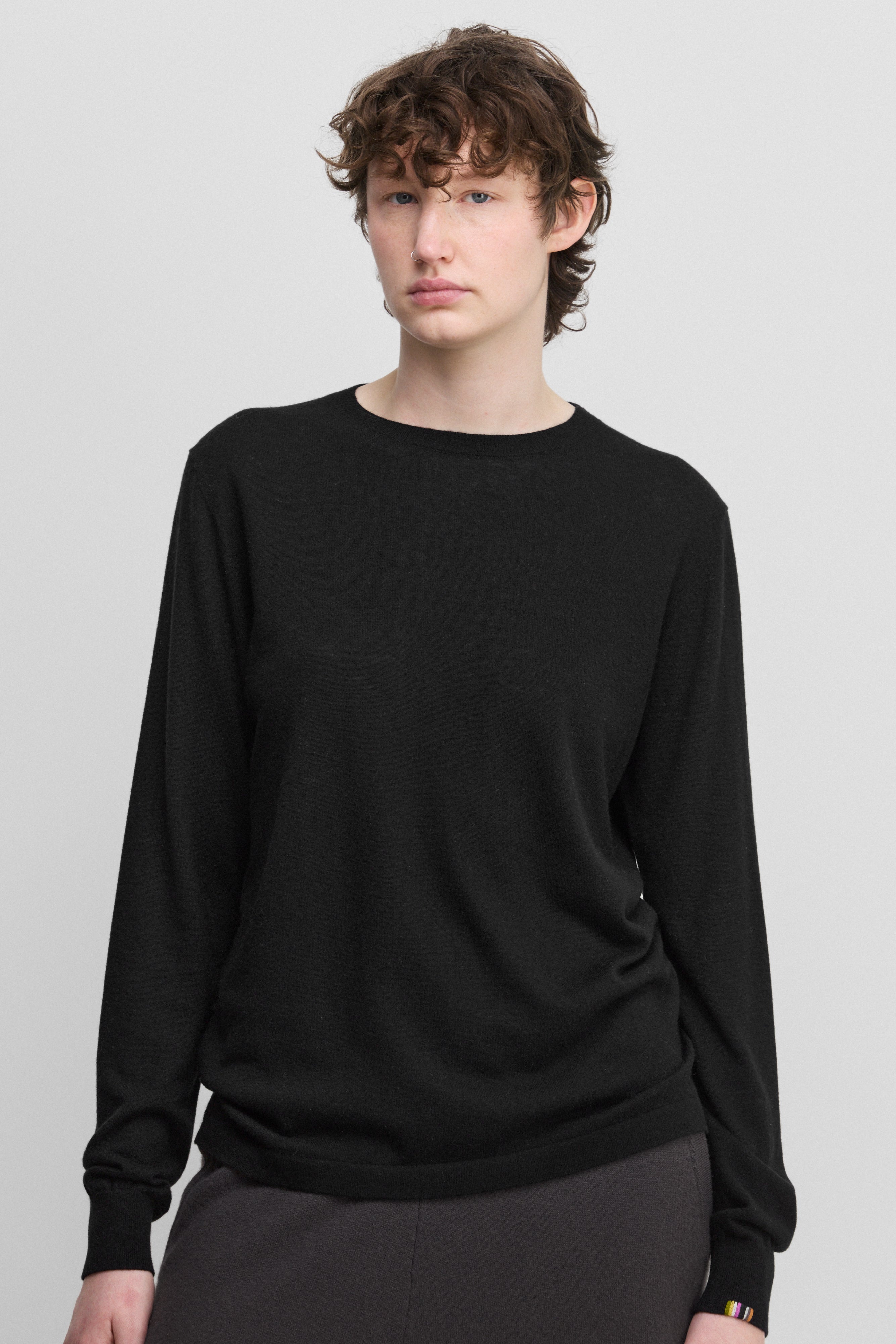 extreme cashmere wool long-sleeved t-shirt – 415 selfie – extreme