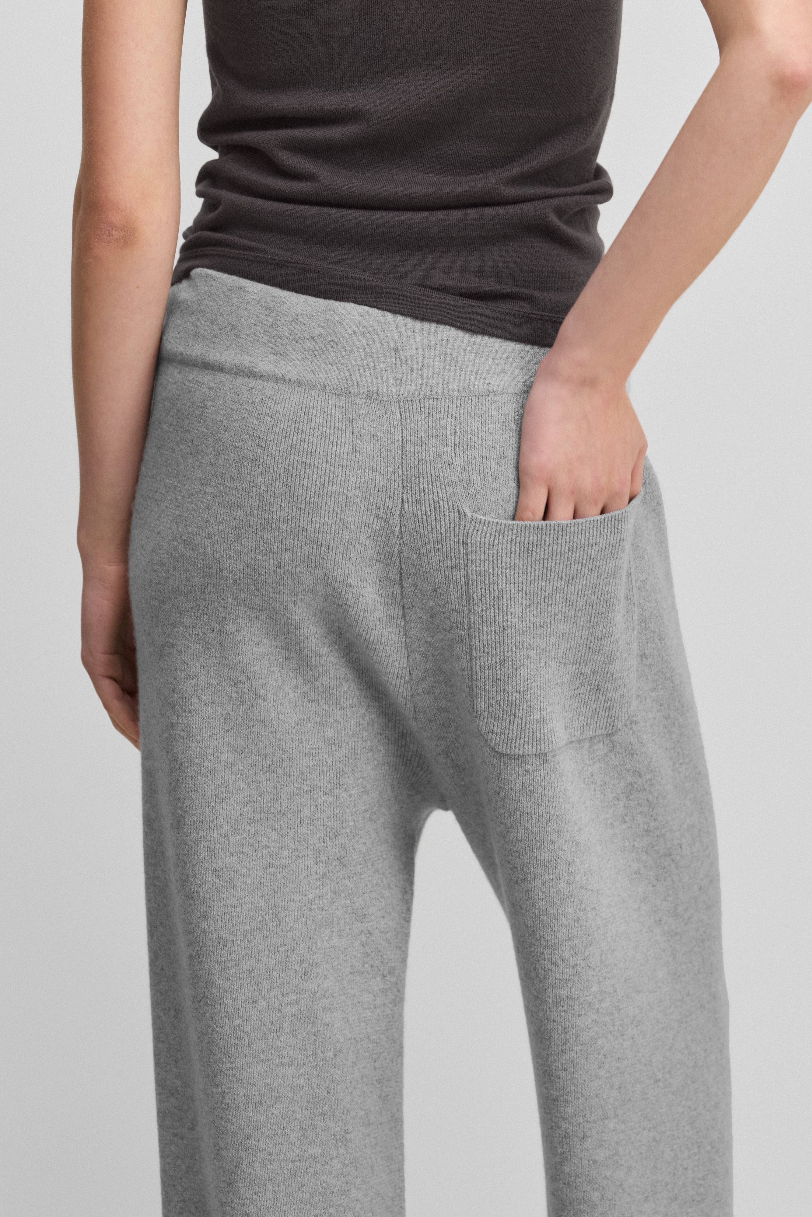 extreme cashmere wide-leg pants ribbed – 387 strut – extreme