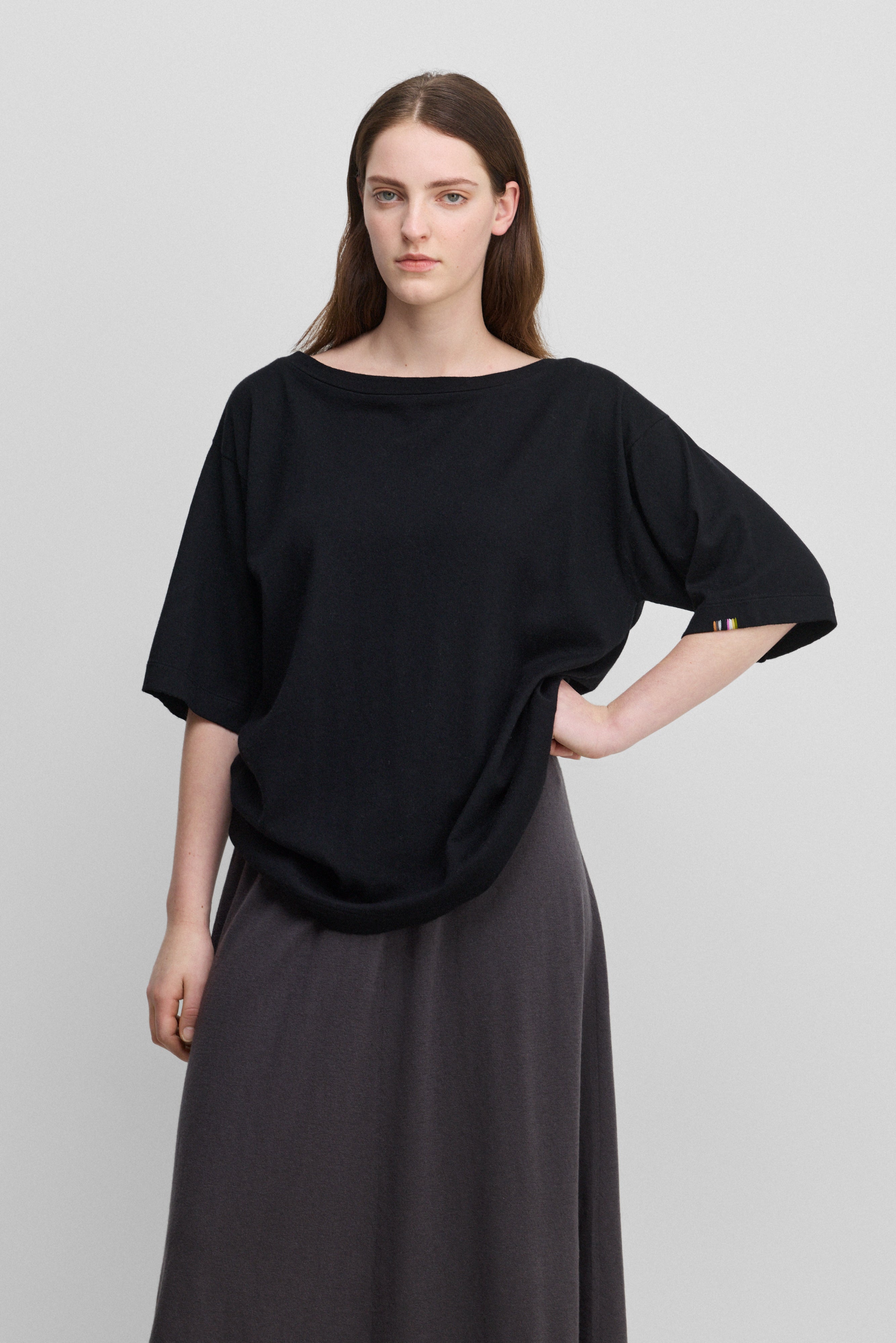 extreme cashmere cotton t-shirt oversized – 472 collum – extreme