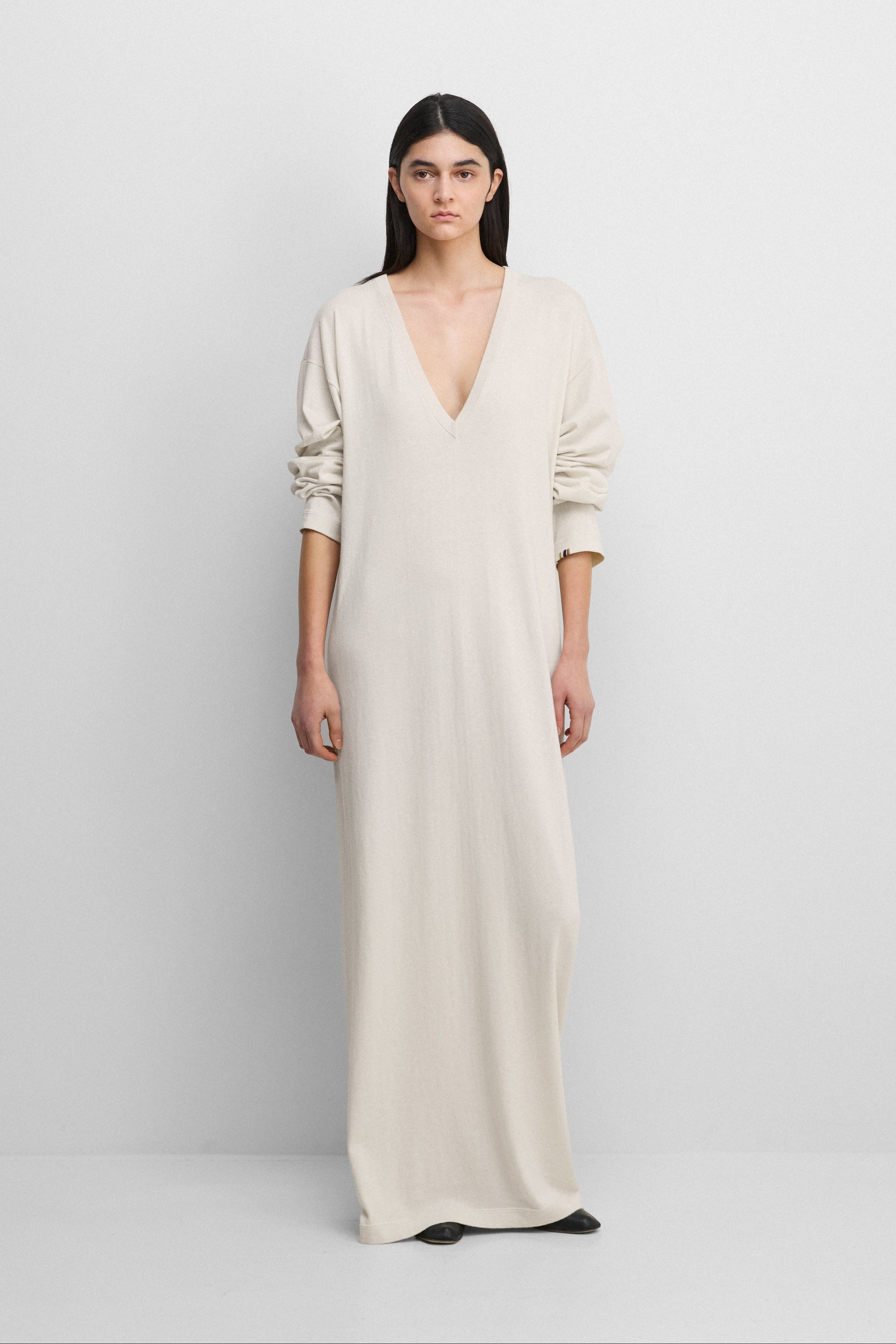 cashmere long dress 100% trikicashmere you can achieve a custom SKIMS Long Dress | Egret