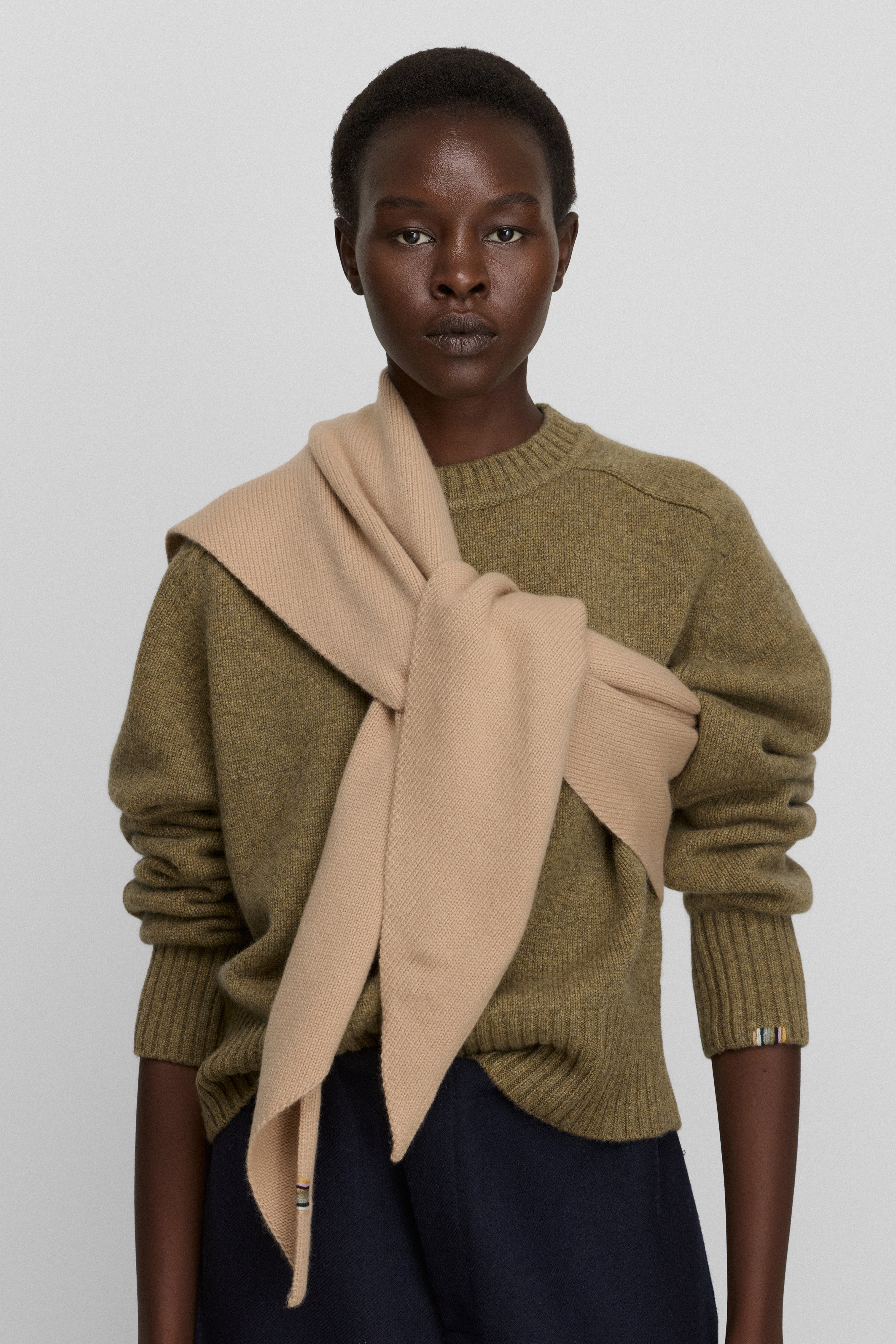 extreme cashmere triangle scarf – n°201 witch 2 – extreme cashmere x