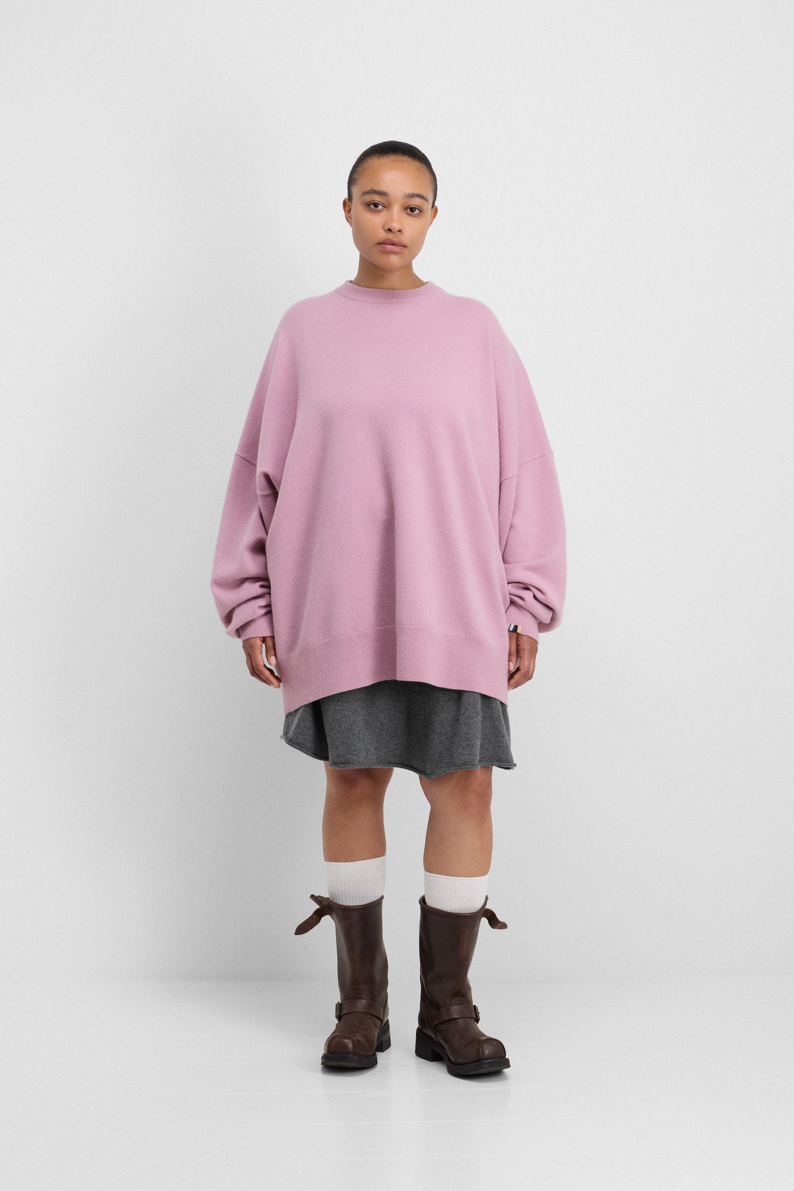 extreme cashmere sweater oversized crew – 246 juna