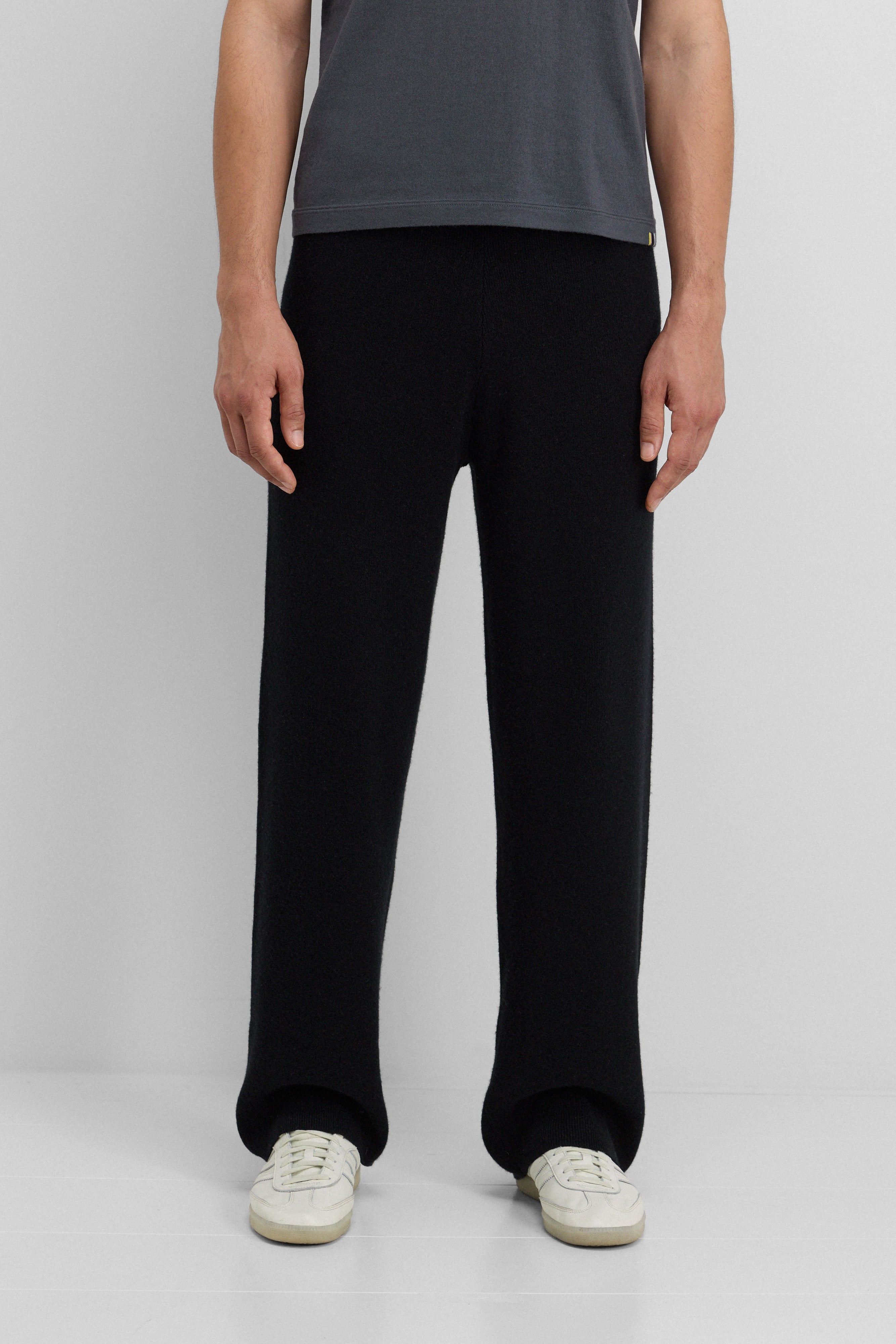 extreme cashmere wide-leg pants ribbed – 387 strut