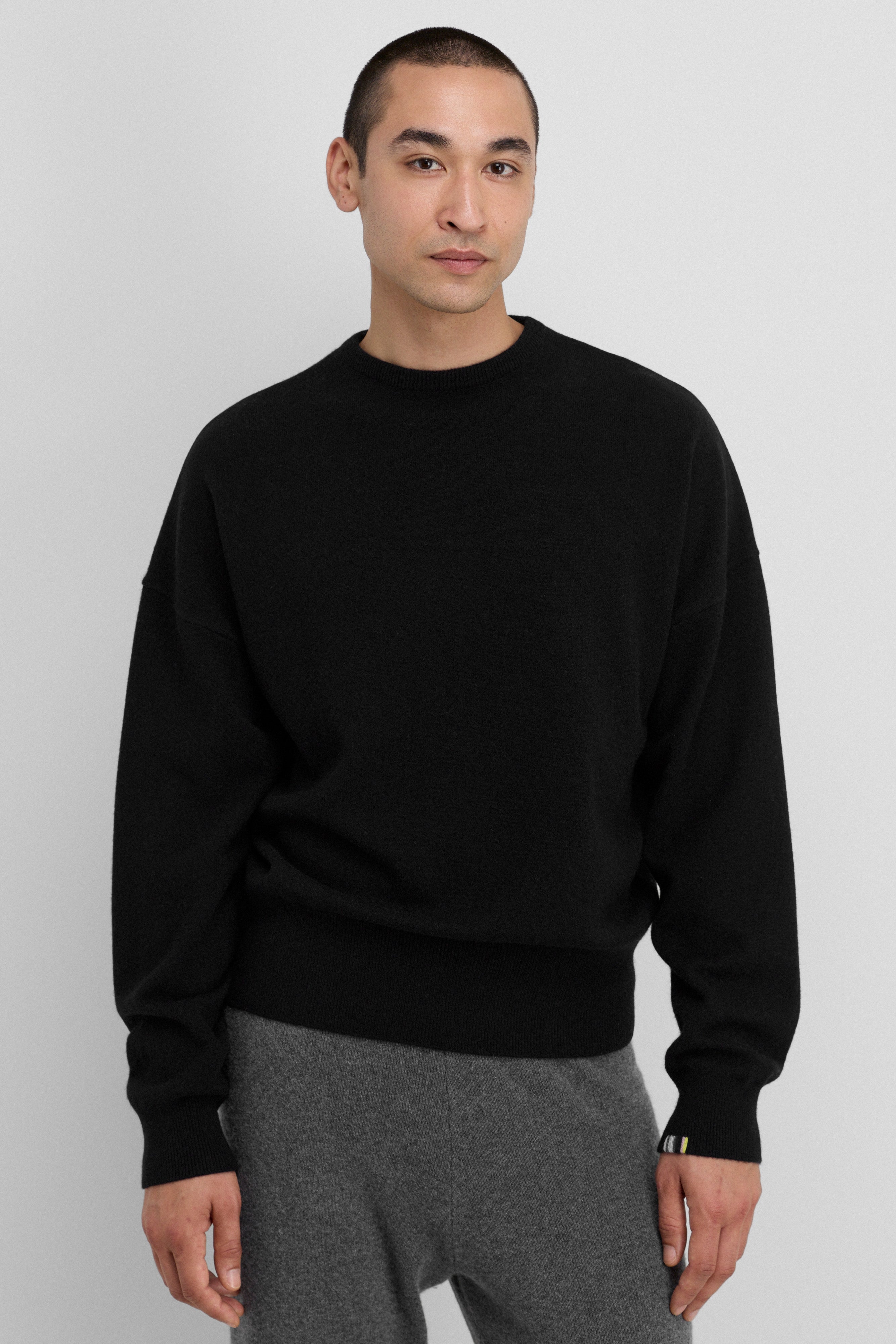 extreme cashmere crewneck sweater unisex – 355 tes