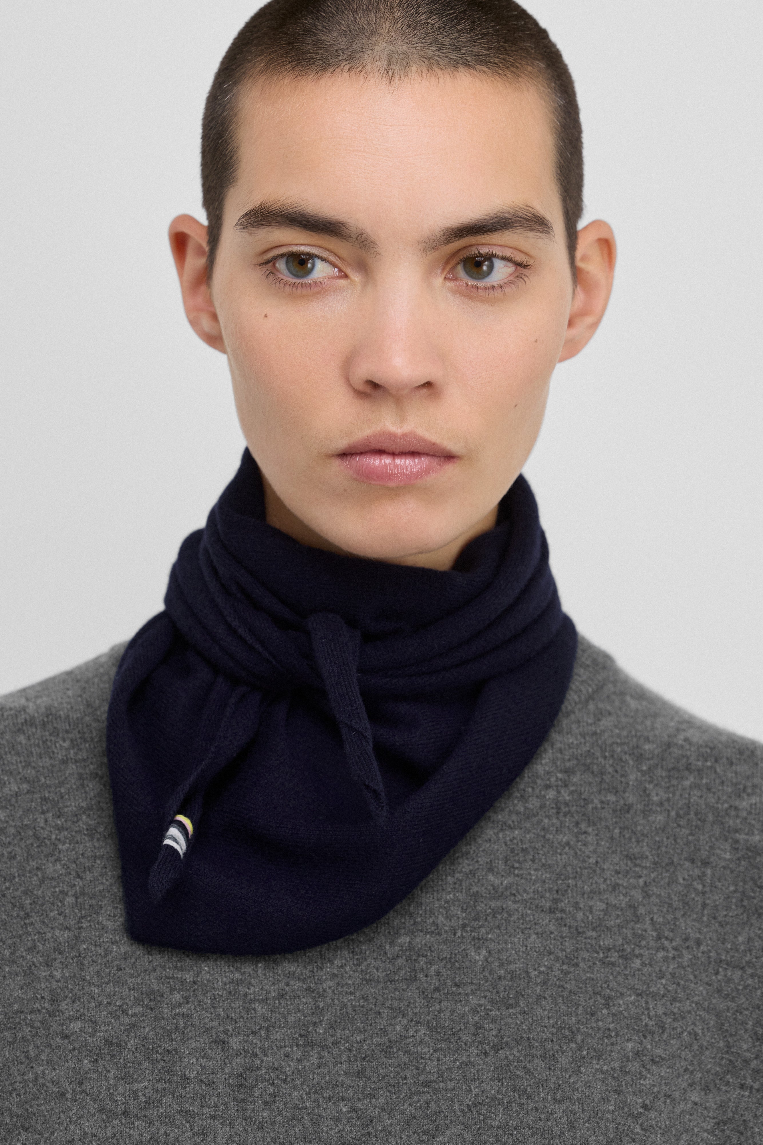 extreme cashmere triangle scarf neck tie – 35 bandana – extreme