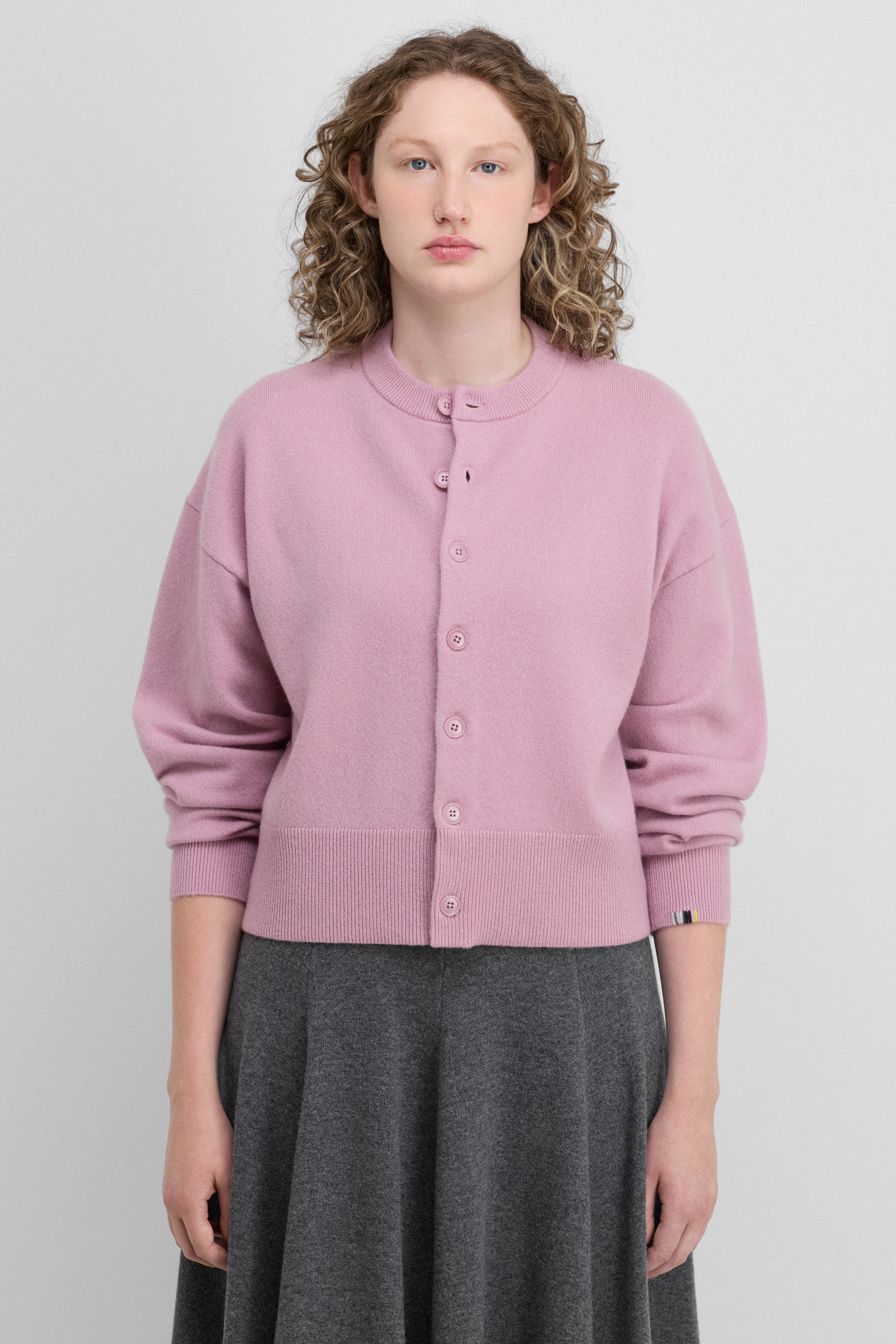 extreme cashmere chunky cardigan pure – 384 ginza