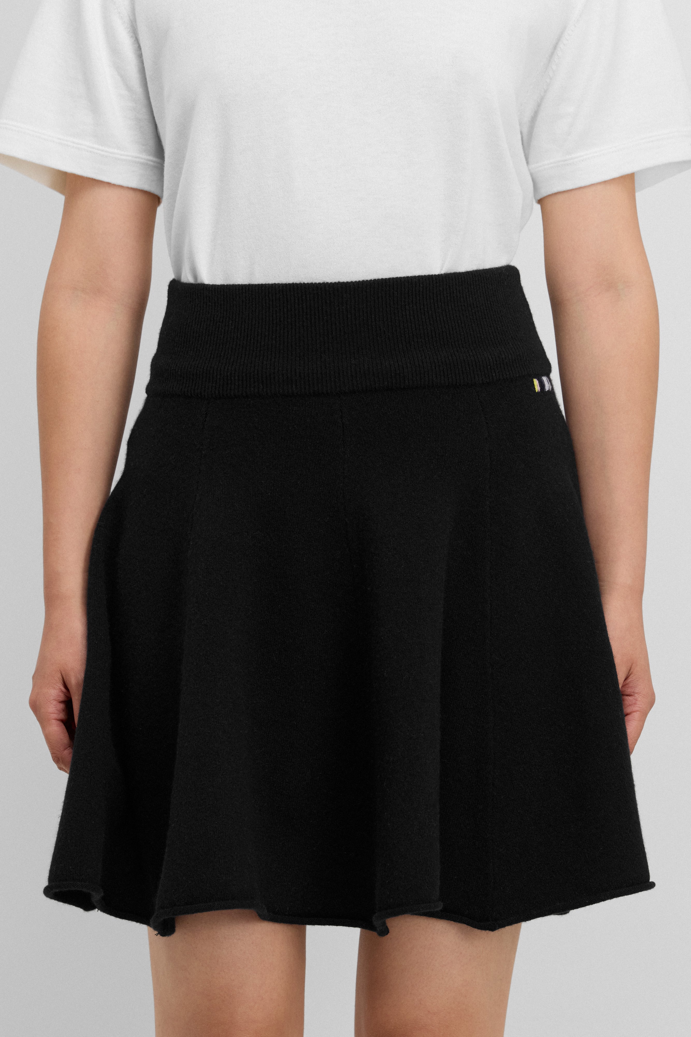 スカート extreme cashmere SKIRT (GIRL) extreme cashmere short cashmere circle skirt – 379 girl
