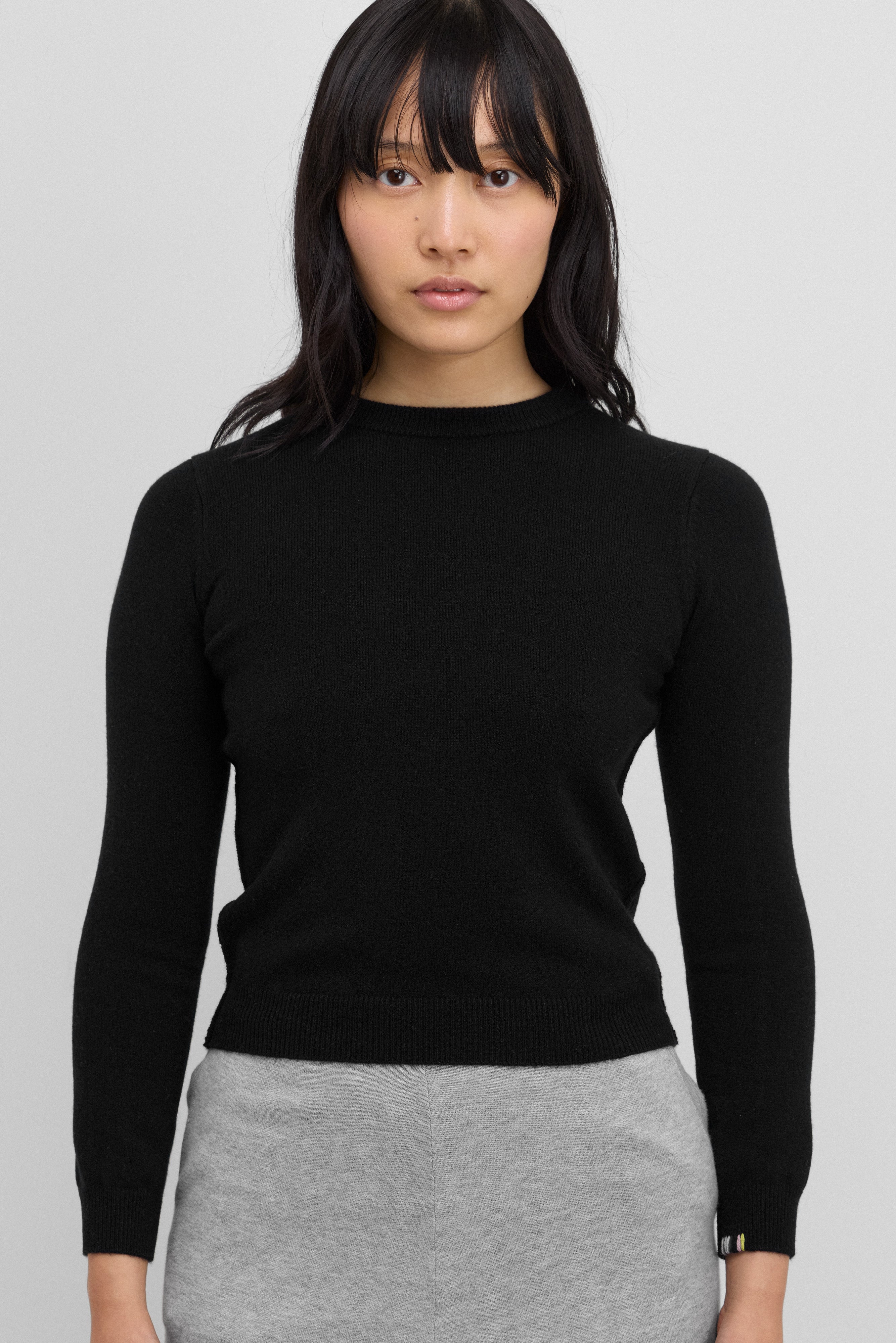extreme cashmere petite crew sweater cropped – 98 kid