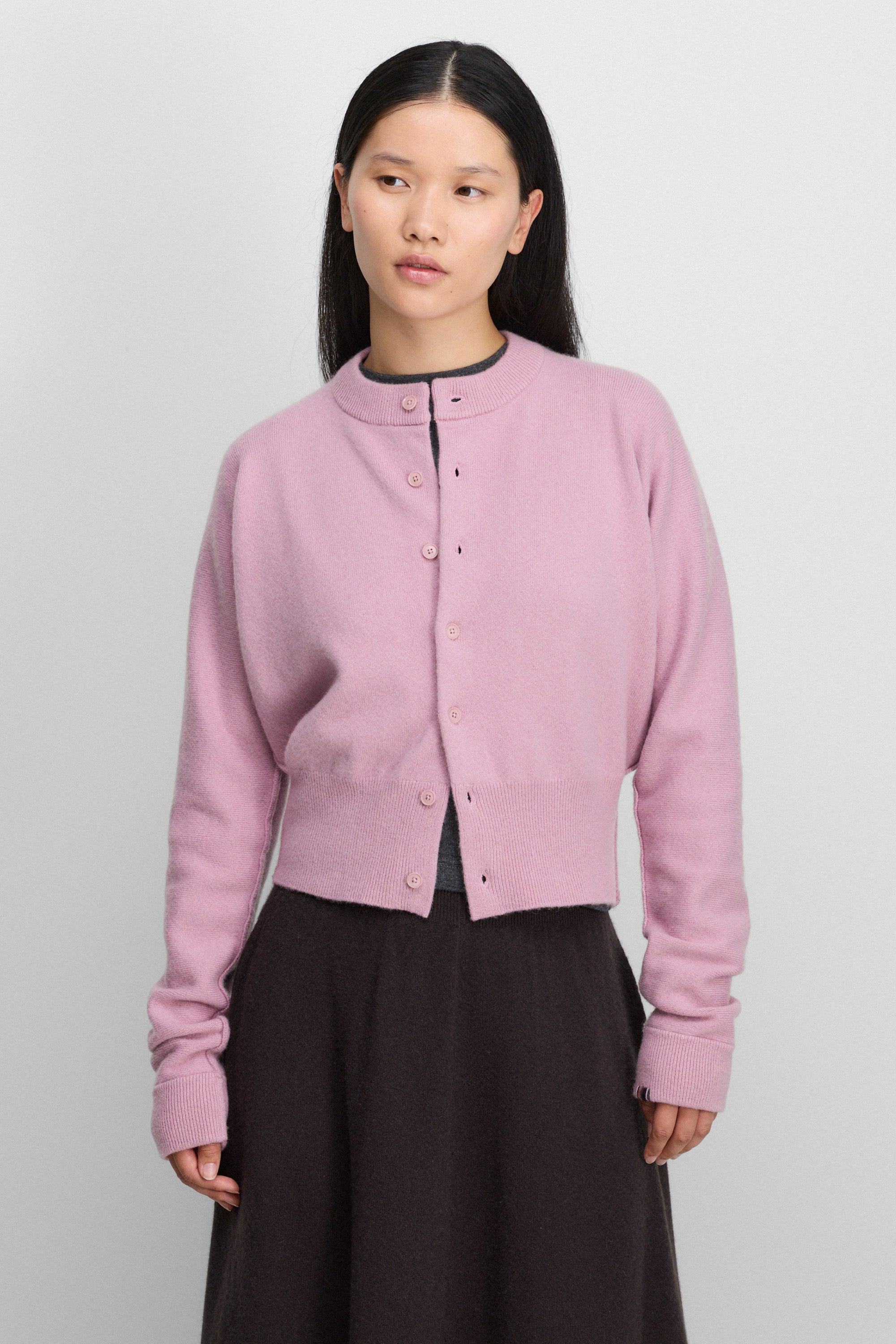 トップス 25SS HARD TWIST CASHMERE KNIT CARDIGAN AURALEE Cashmere Hard Twist Knit Tee & Cardigan | 大阪心斎橋