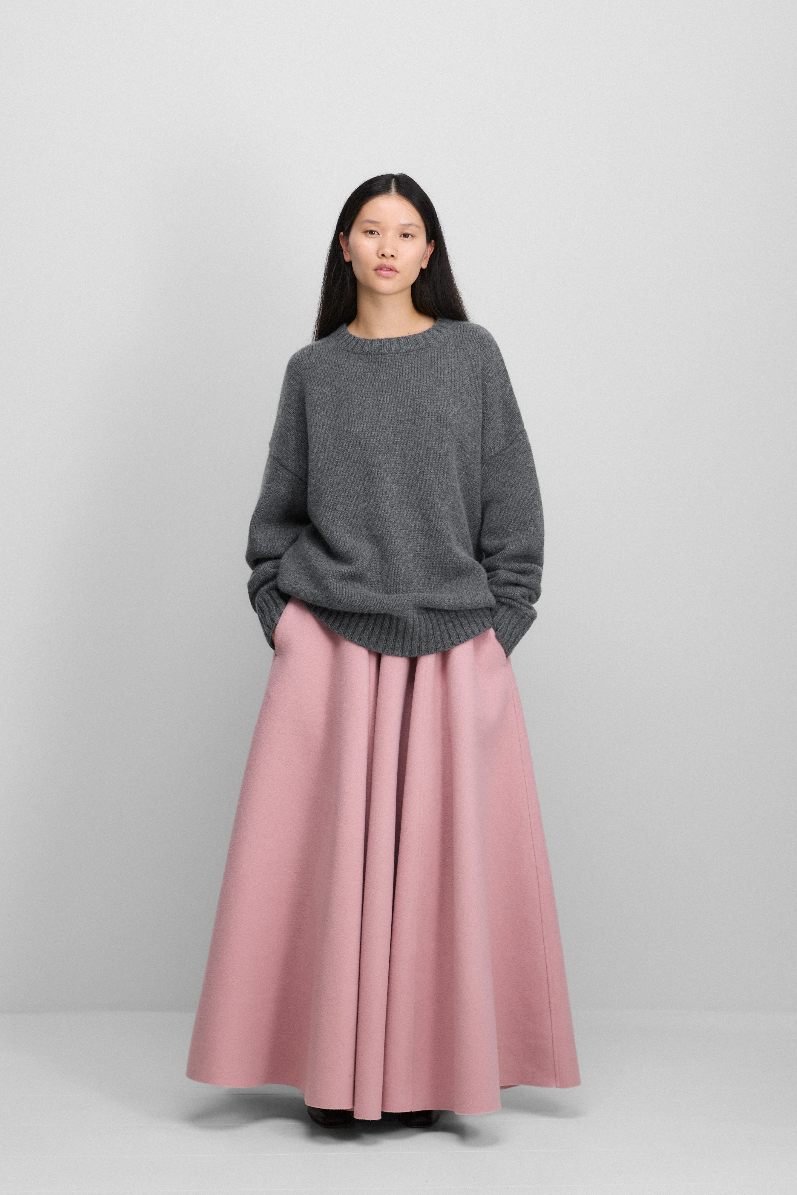 extreme cashmere wool double-face skirt 443 venus – extreme cashmere x