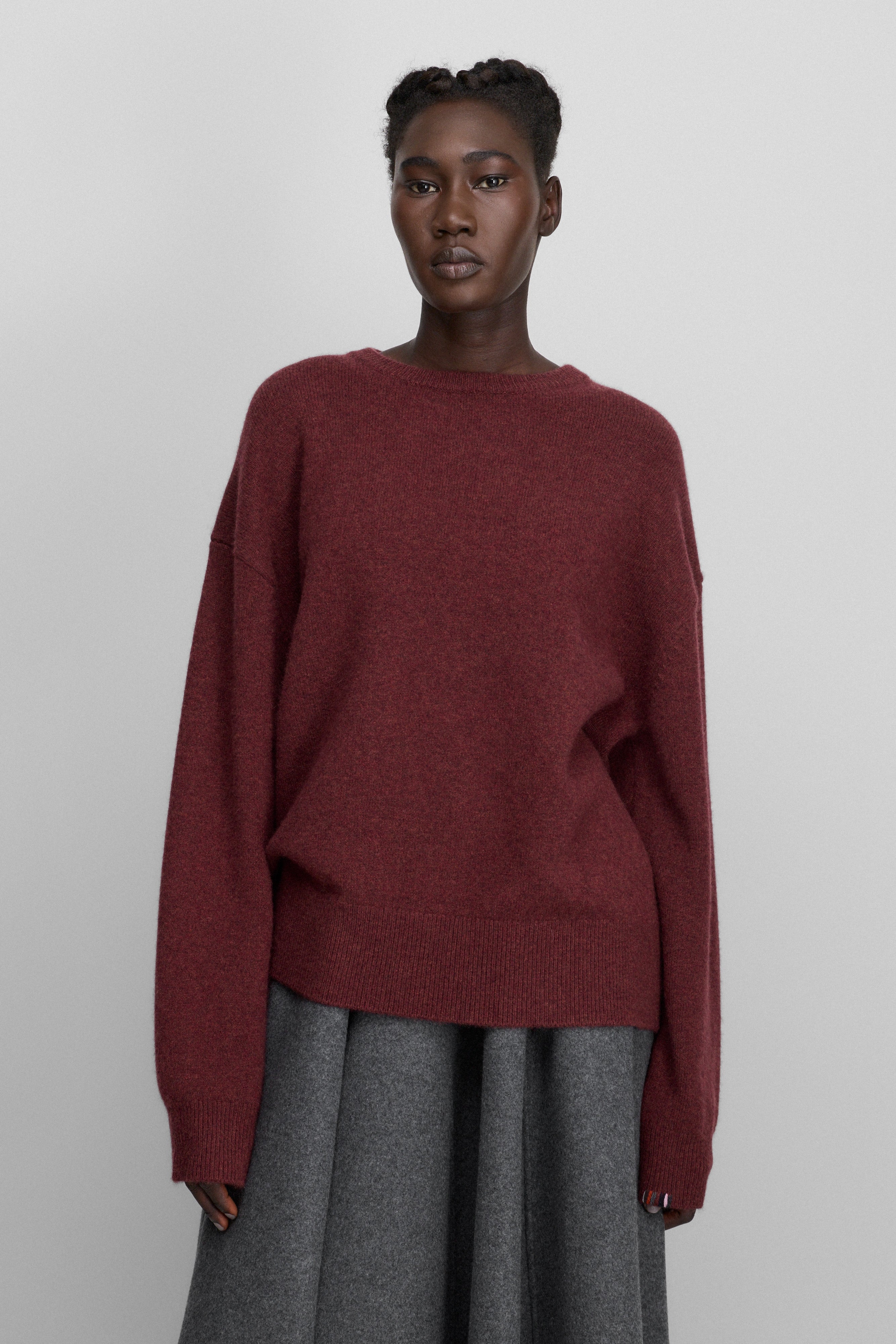 トップス CASHMERE SKIN TEE LAGUA GEM | SHIRRING LOOSE トップス (Tシャツ・カットソー