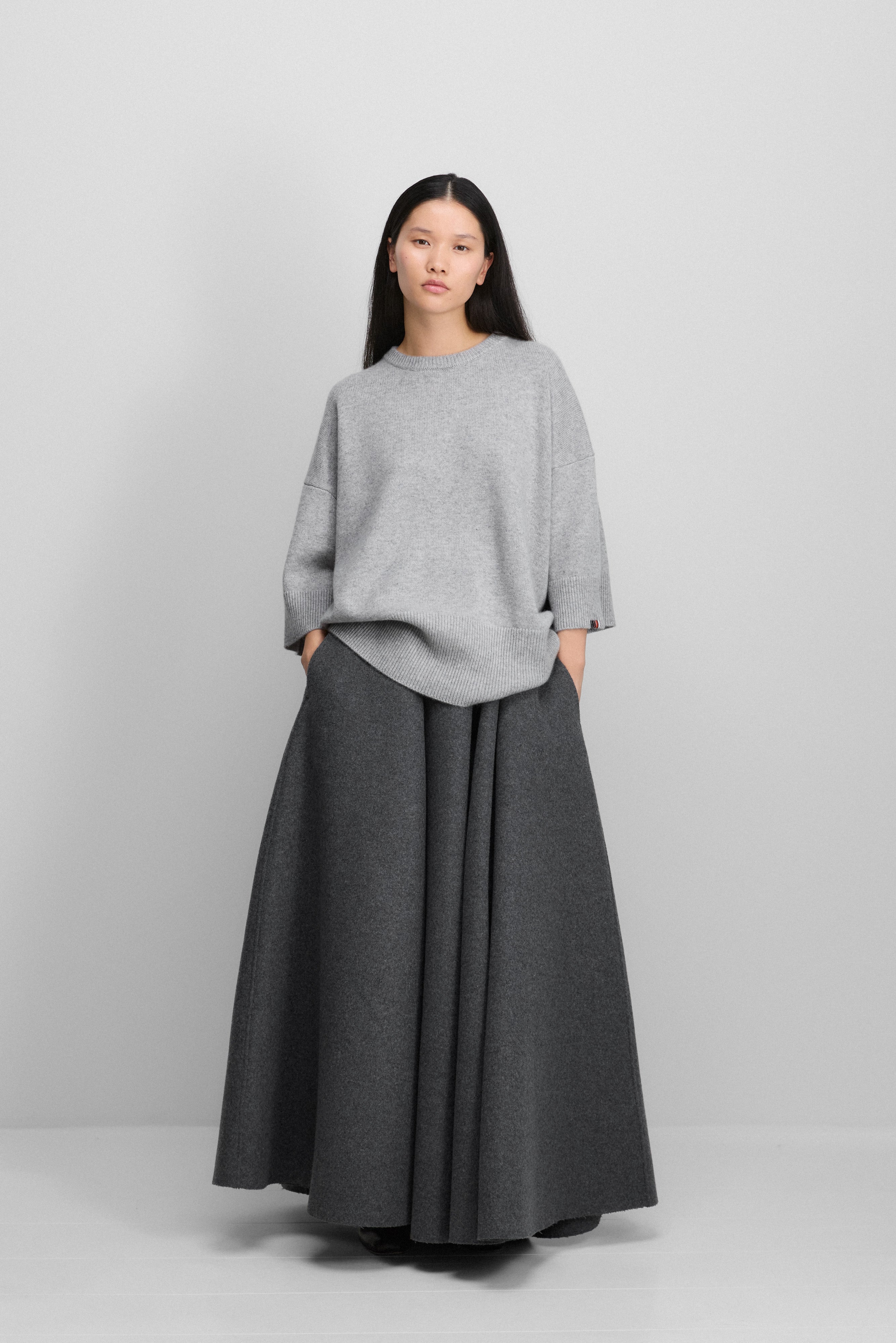 extreme cashmere half sleeve sweater n433 sassie – extreme