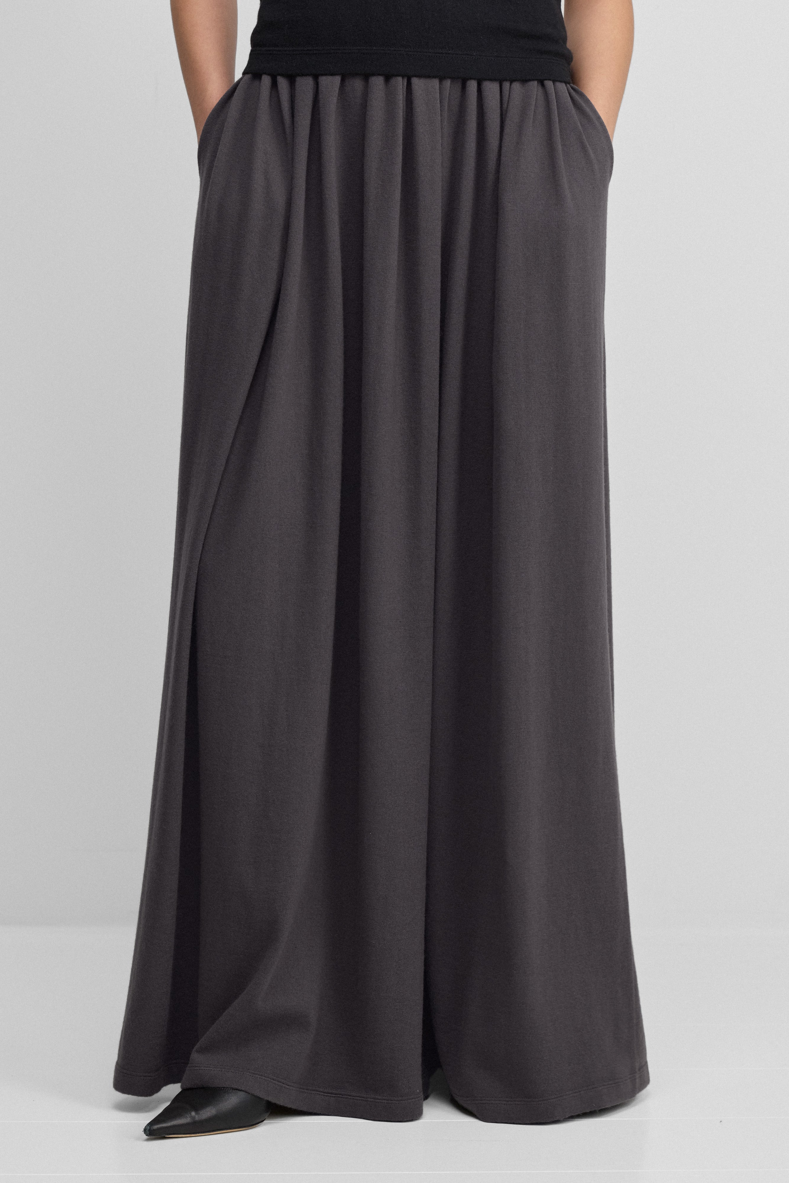 extreme cashmere cotton long maxi skirt – 403 mary