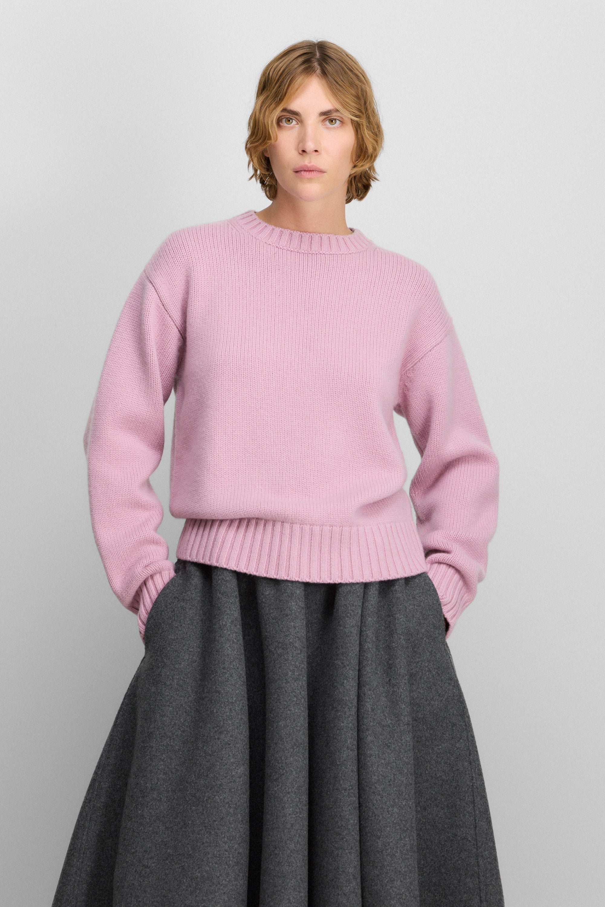 extreme cashmere crew-neck sweater pure – 373 oldie