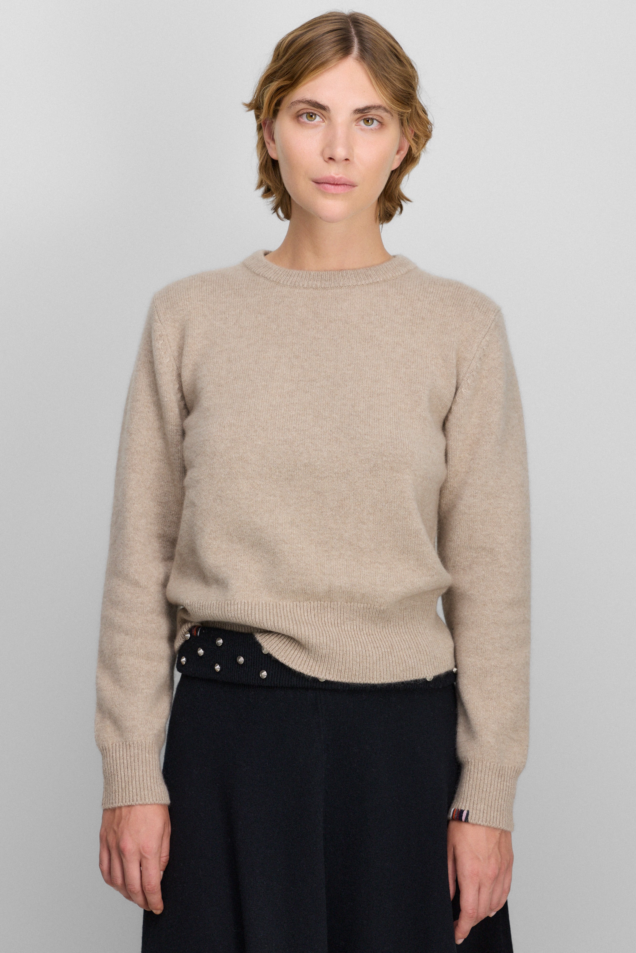 小物 extreme cashmere extreme cashmere petite crew sweater cropped – 98 kid