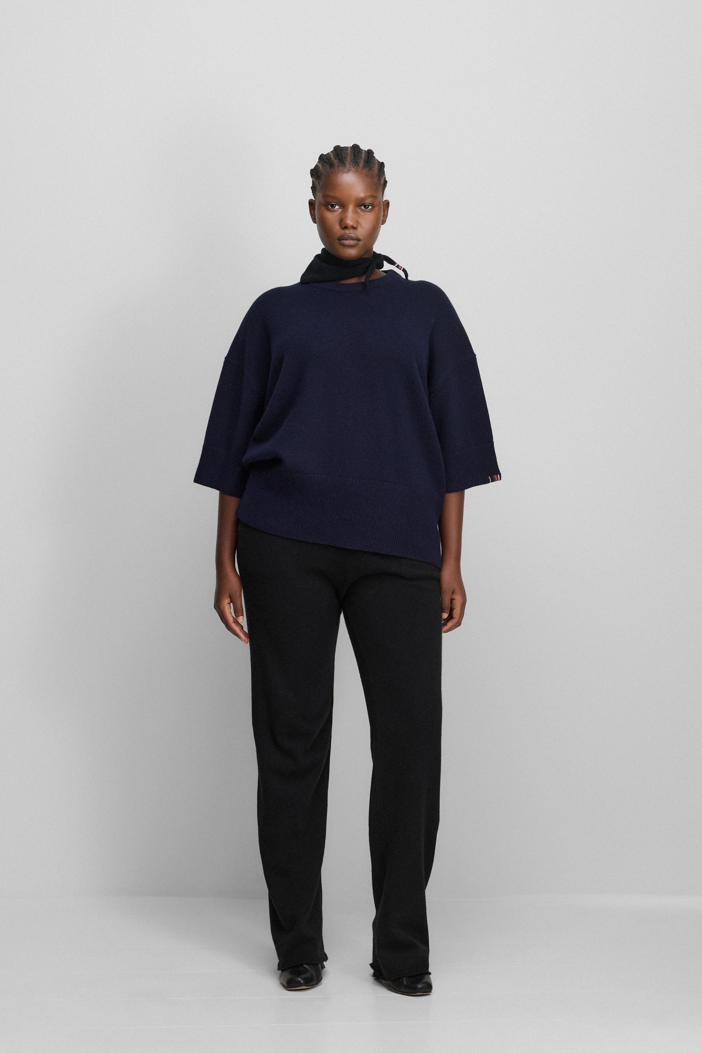 extreme cashmere half sleeve sweater n433 sassie