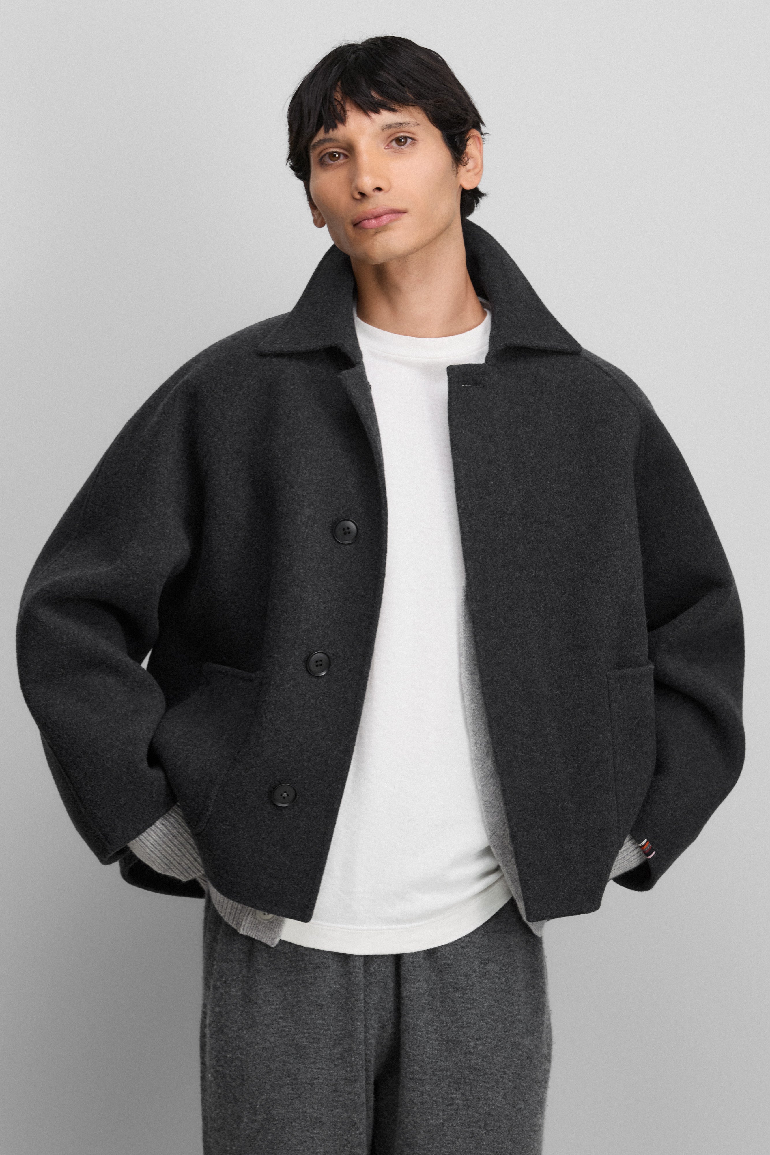 extreme cashmere double-face jacket walker short – extreme