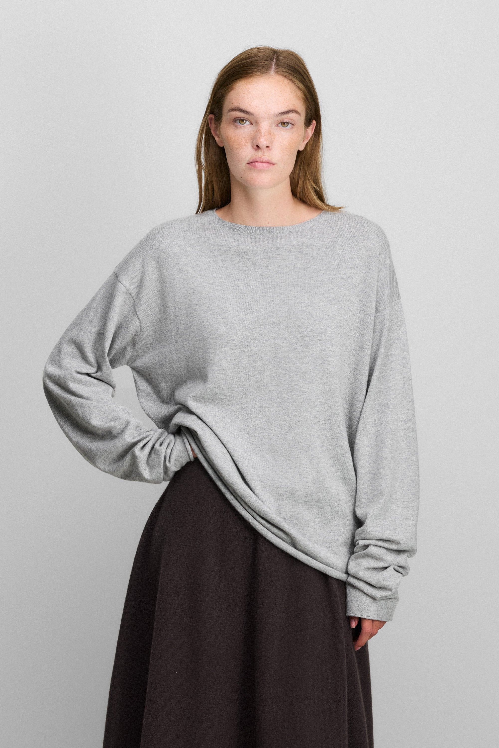 トップス extreme cashmere extreme cashmere crewneck sweater unisex – 53 crew hop