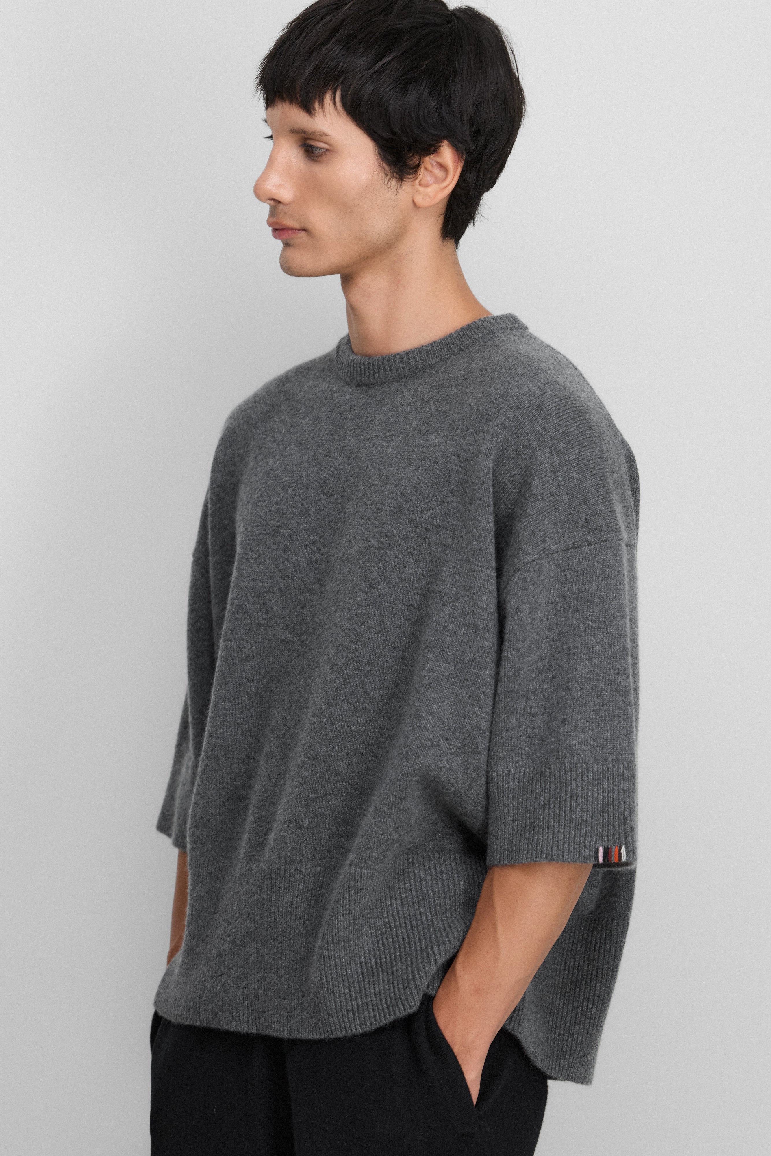 extreme cashmere half sleeve sweater n433 sassie – extreme cashmere x