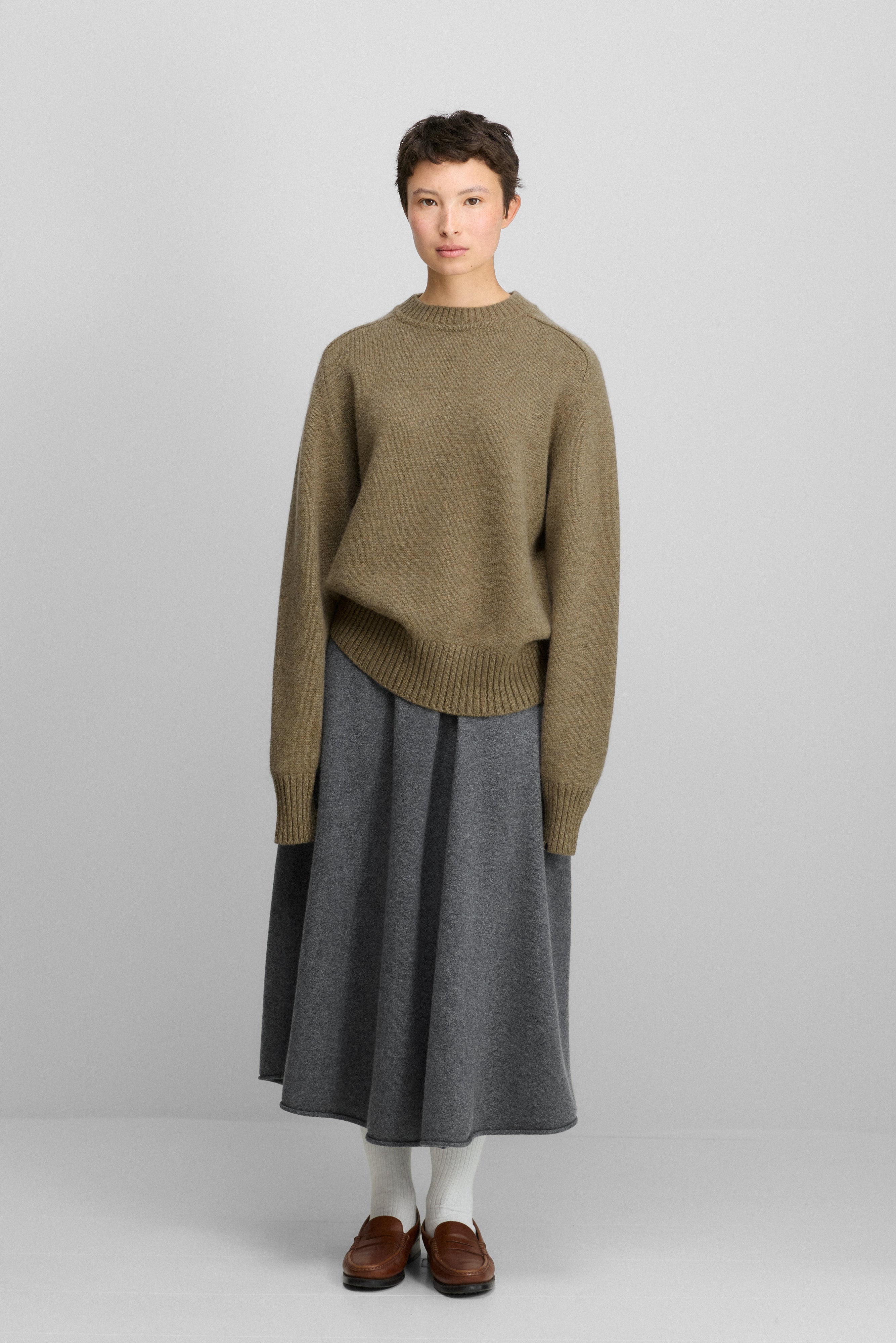 トップス extreme cashmere extreme cashmere turtleneck sweater chunky oversize xtra