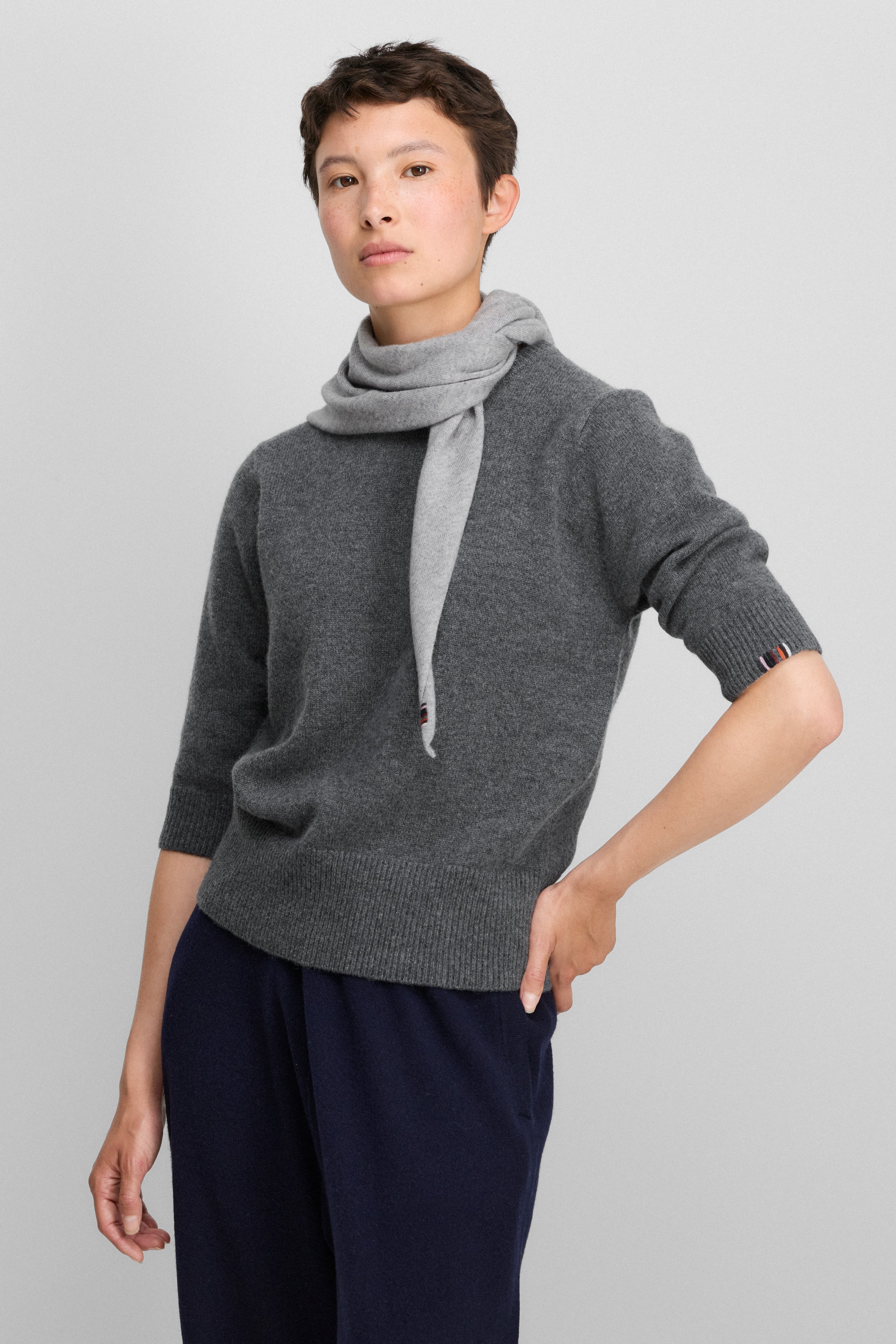 美品♡extreme cashmereストール Whim Gazette(ウィム ガゼット)の【extreme cashmere】カシミヤ
