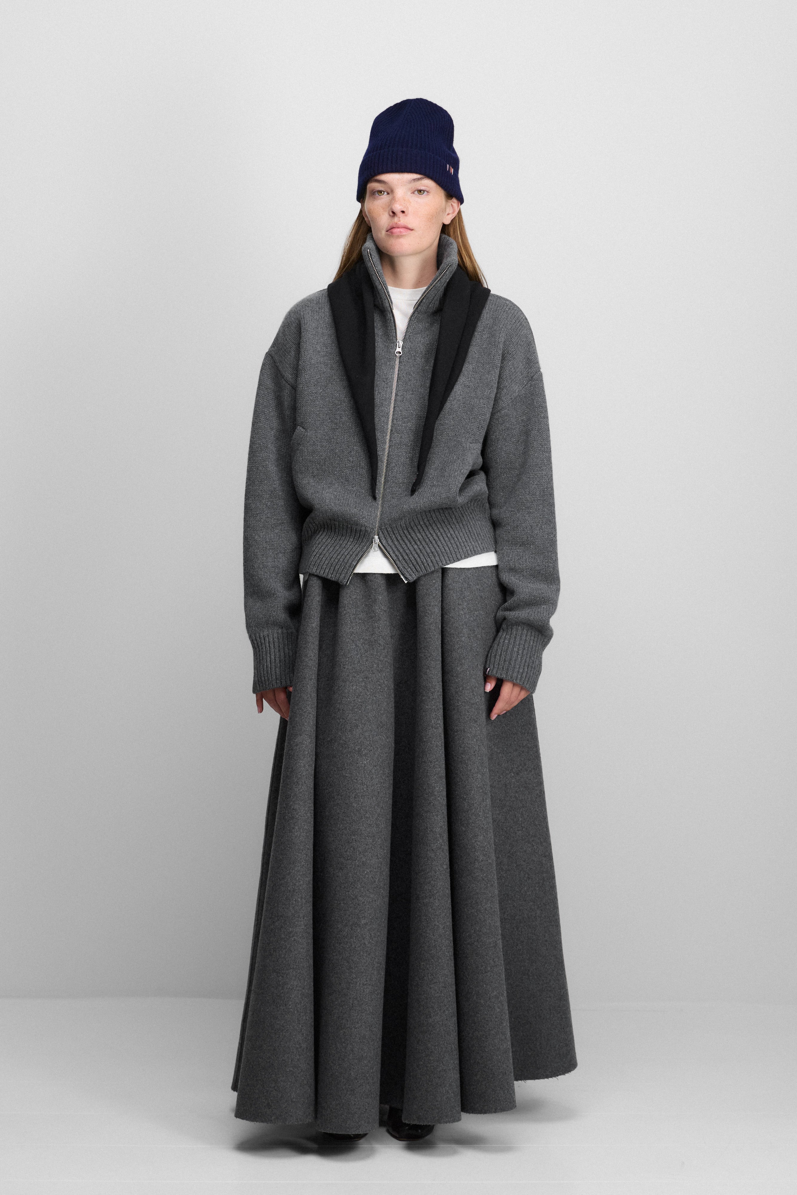 extreme cashmere zip-up cardigan pure 438 xtra fab – extreme