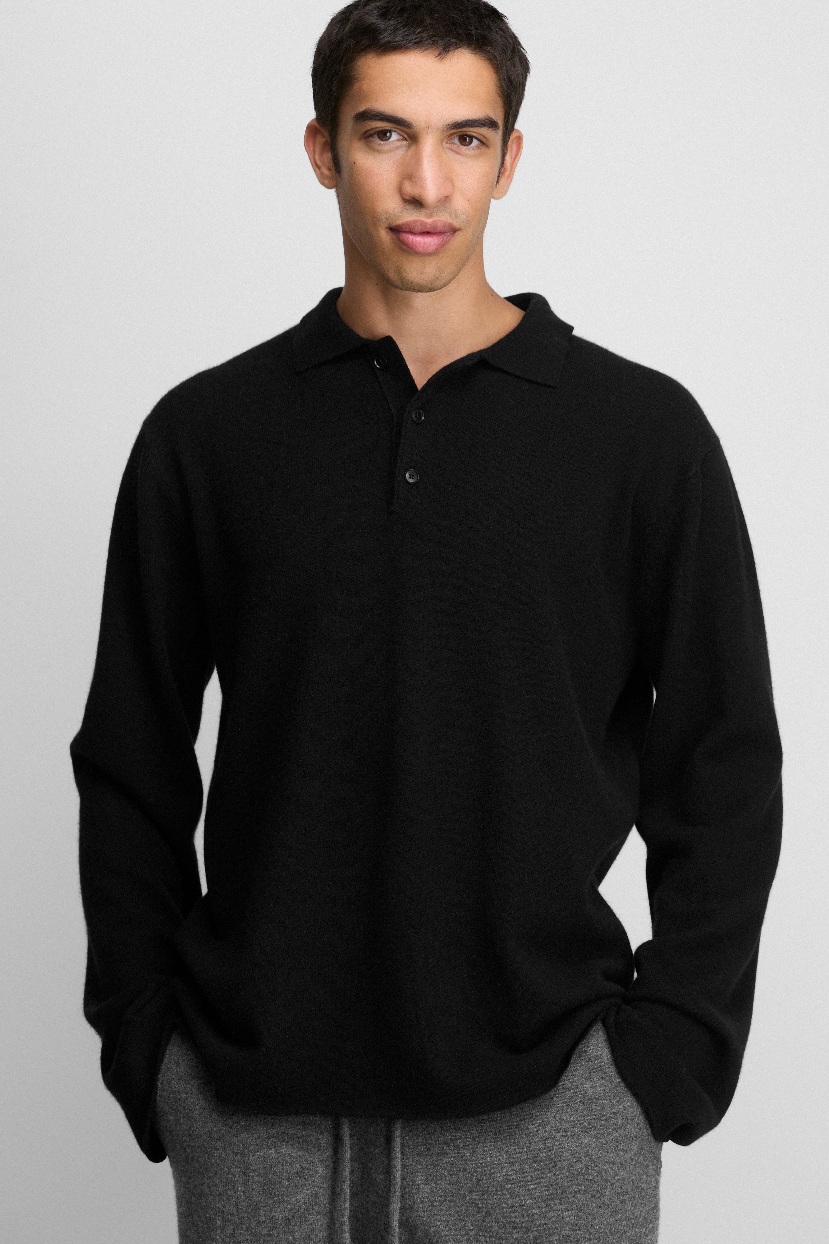 extreme cashmere polo-neck sweater – 199 alligator – extreme