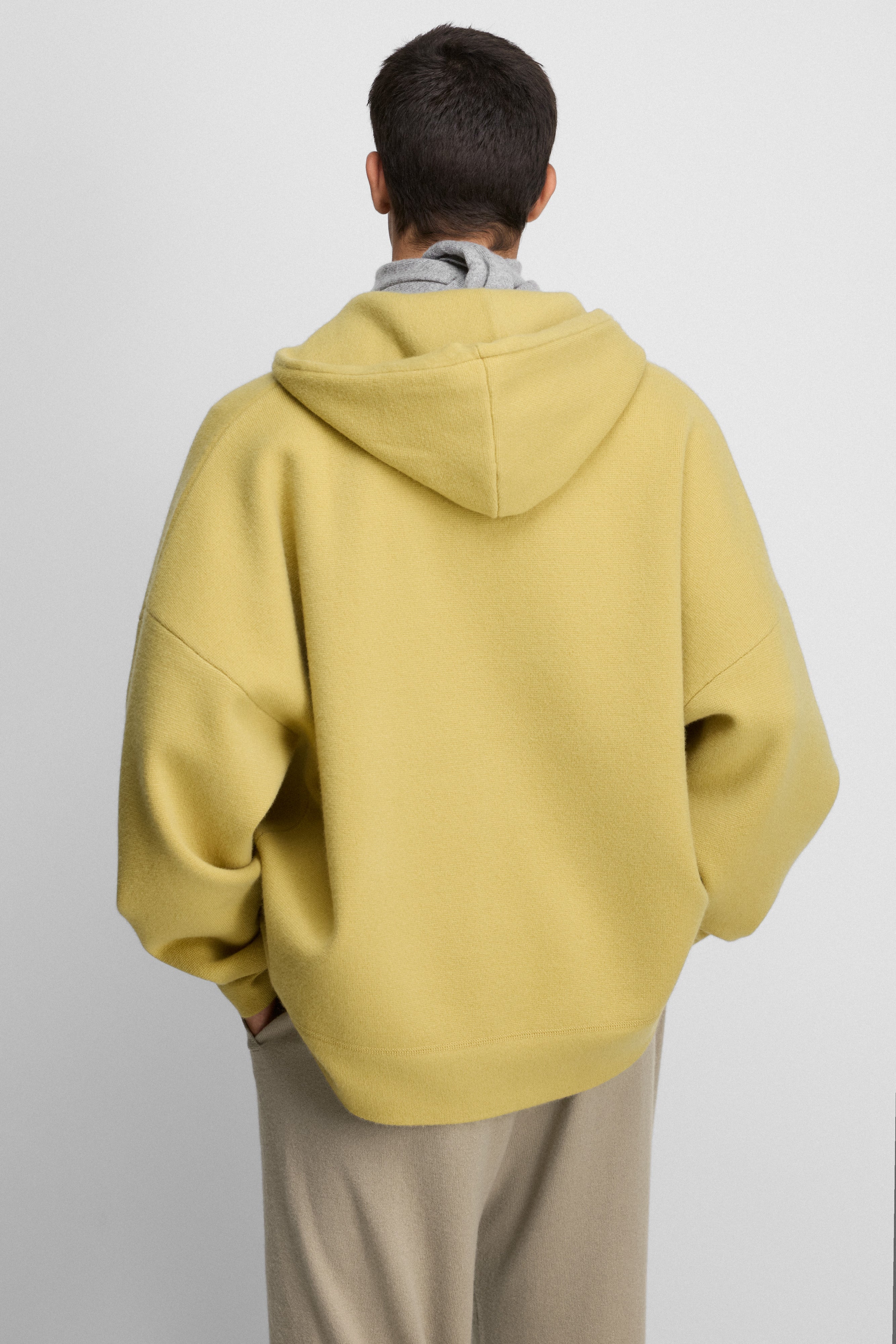 extreme cashmere zip-up hooded cardigan – 460 donnie – extreme