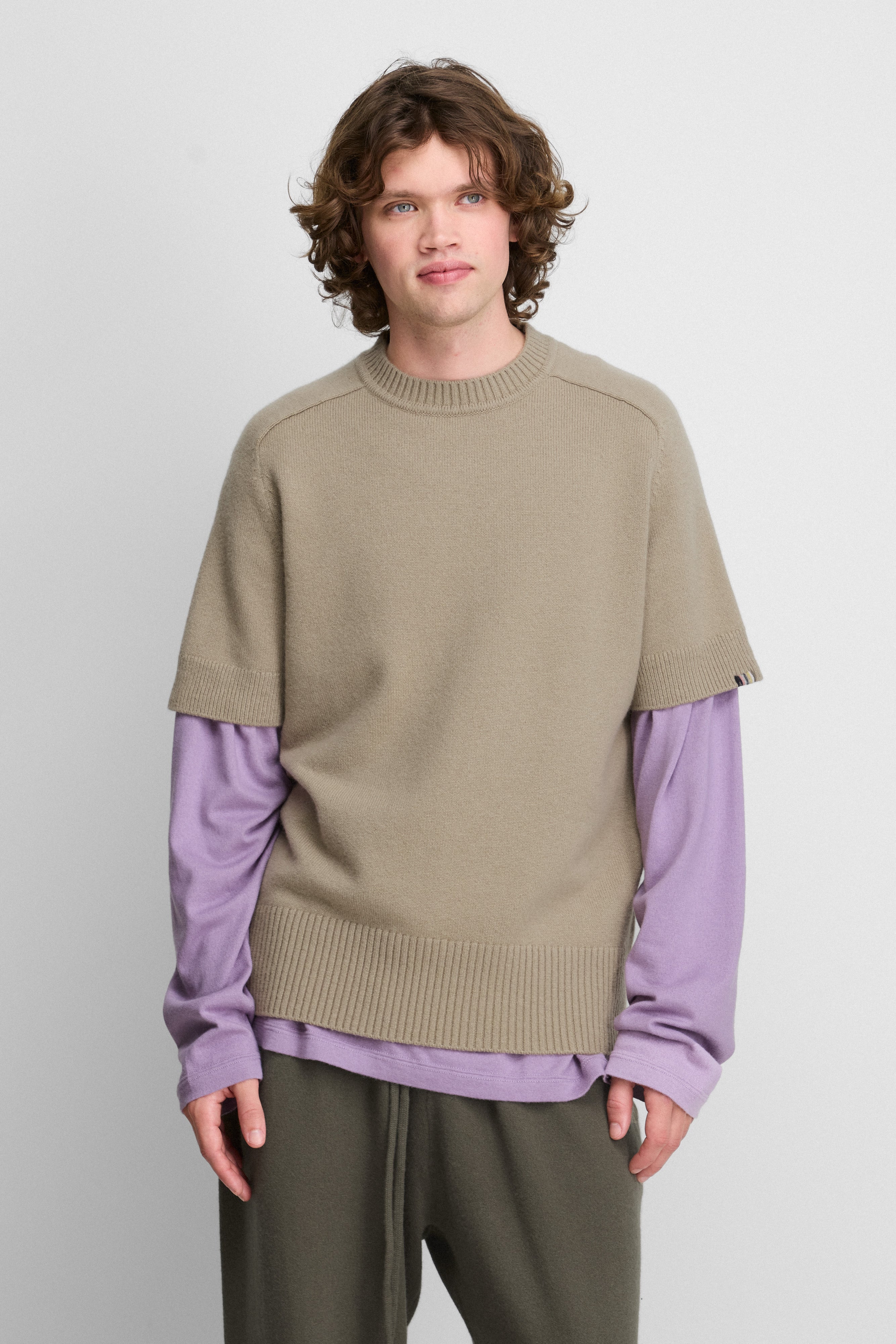 extreme cashmere short-sleeved sweater – 454 scott – extreme