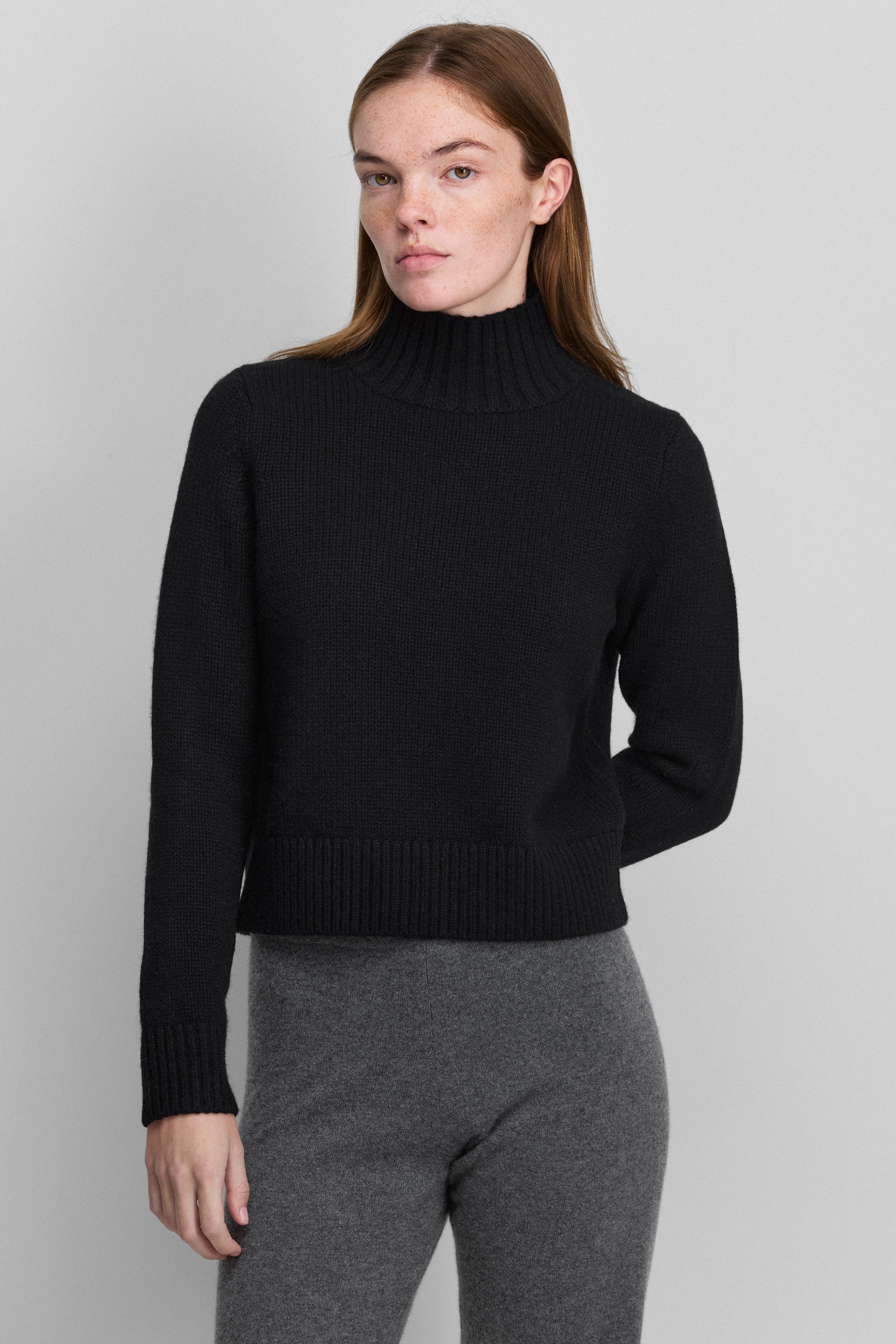 extreme cashmere turtleneck sweater petite – 456 flea – extreme