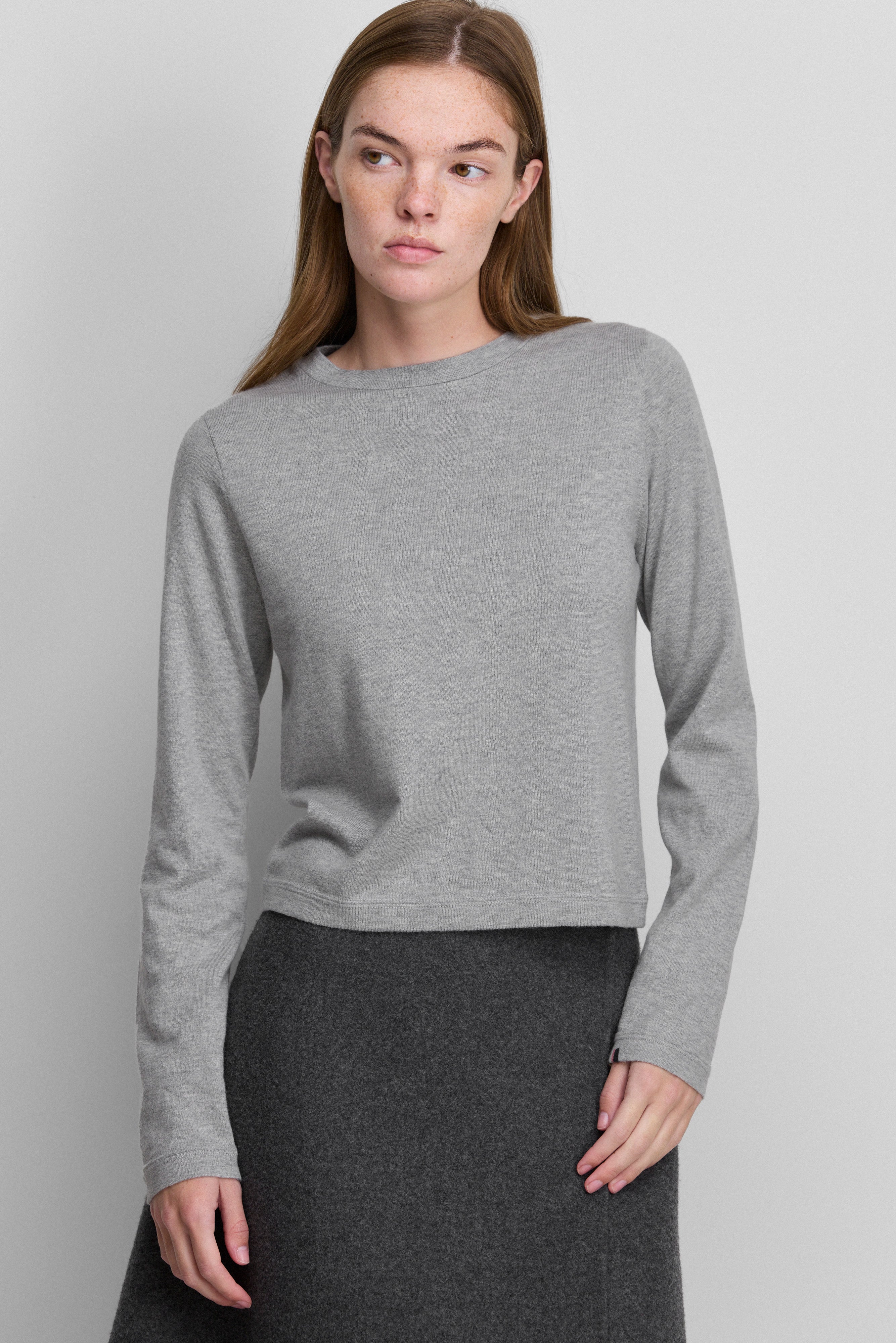 extreme cashmere cotton long-sleeved top – 451 lisa – extreme