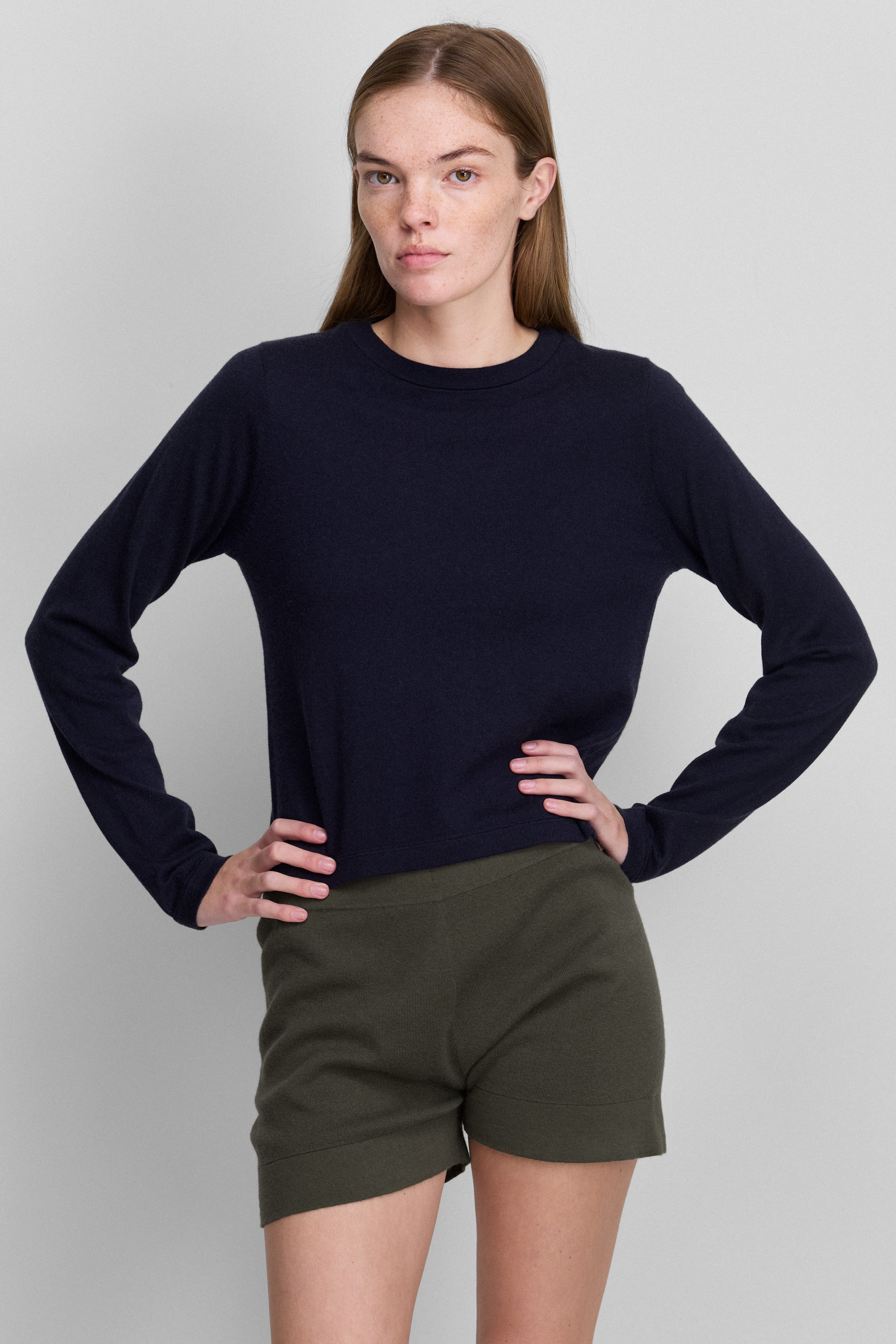 extreme cashmere cotton long-sleeved top – 451 lisa – extreme