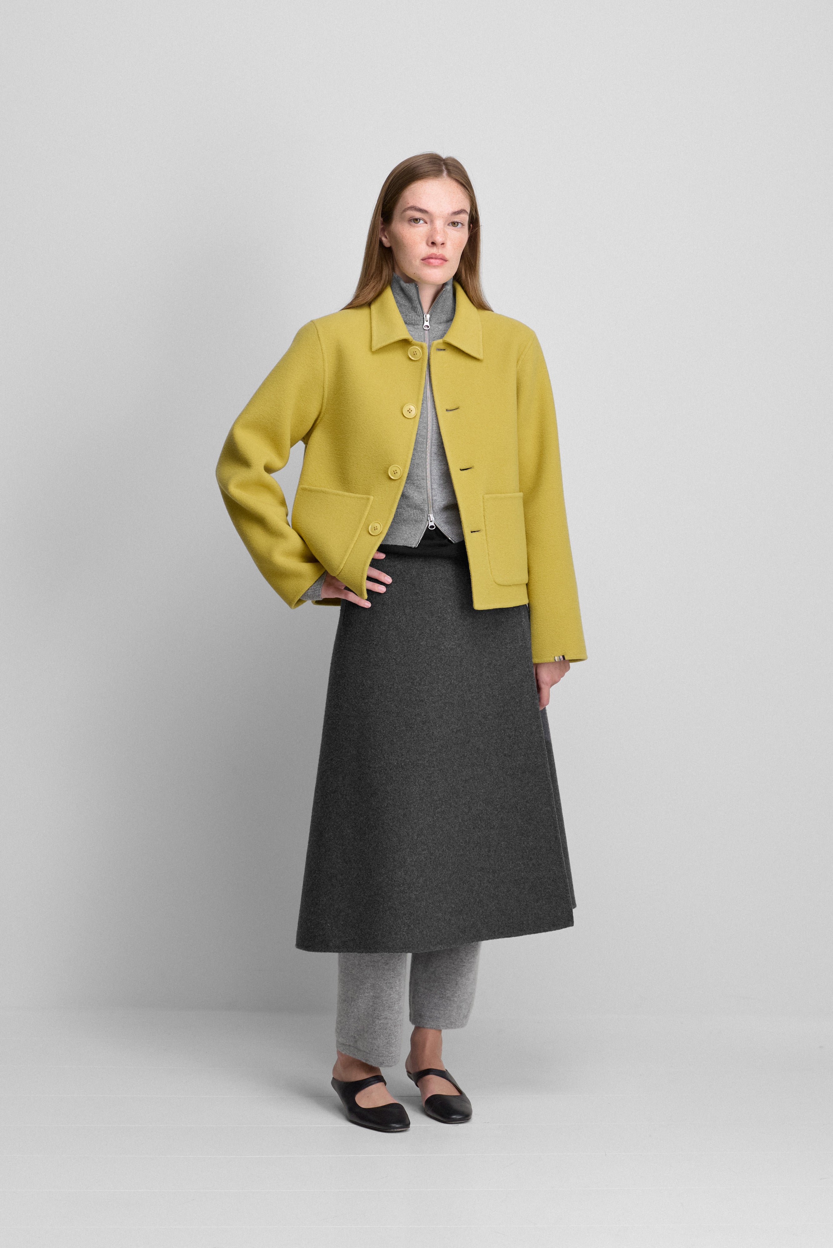 extreme cashmere double-face jacket petite n463 mover – extreme